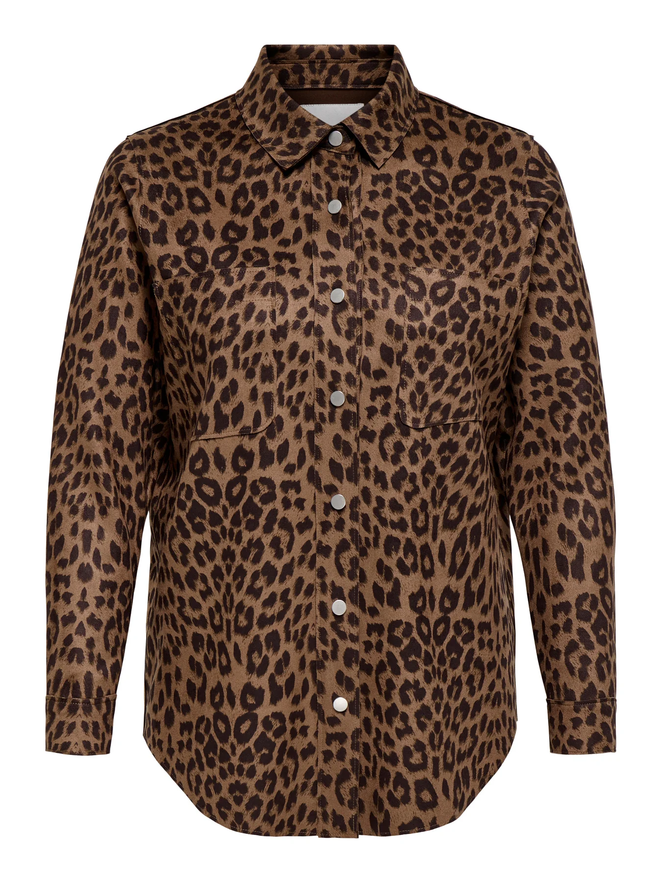 CarTiki - Fake ruskind Leopard Jakke / Skjorte