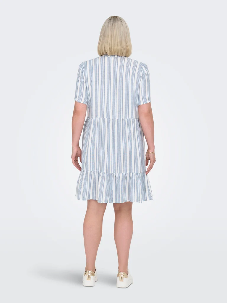 CARTIRI-CARO - Hør kjole med V-hals - Image 6