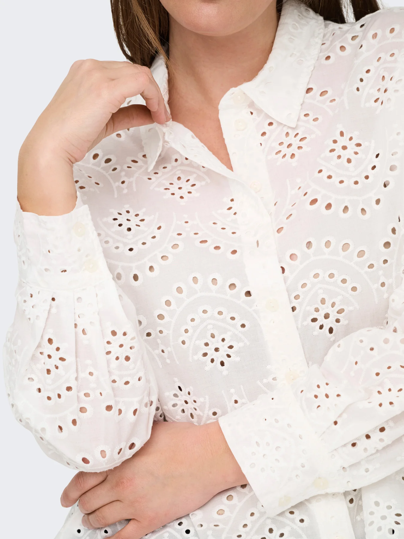 CarValais - Broderie Anglaise Skjorte - NOOS - Image 3