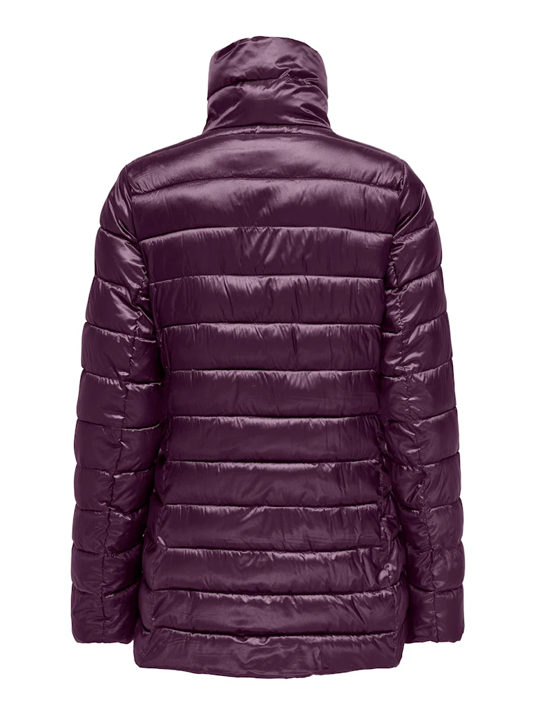 CARVEGA - Quiltet Mauve Wine Jakke - Image 2