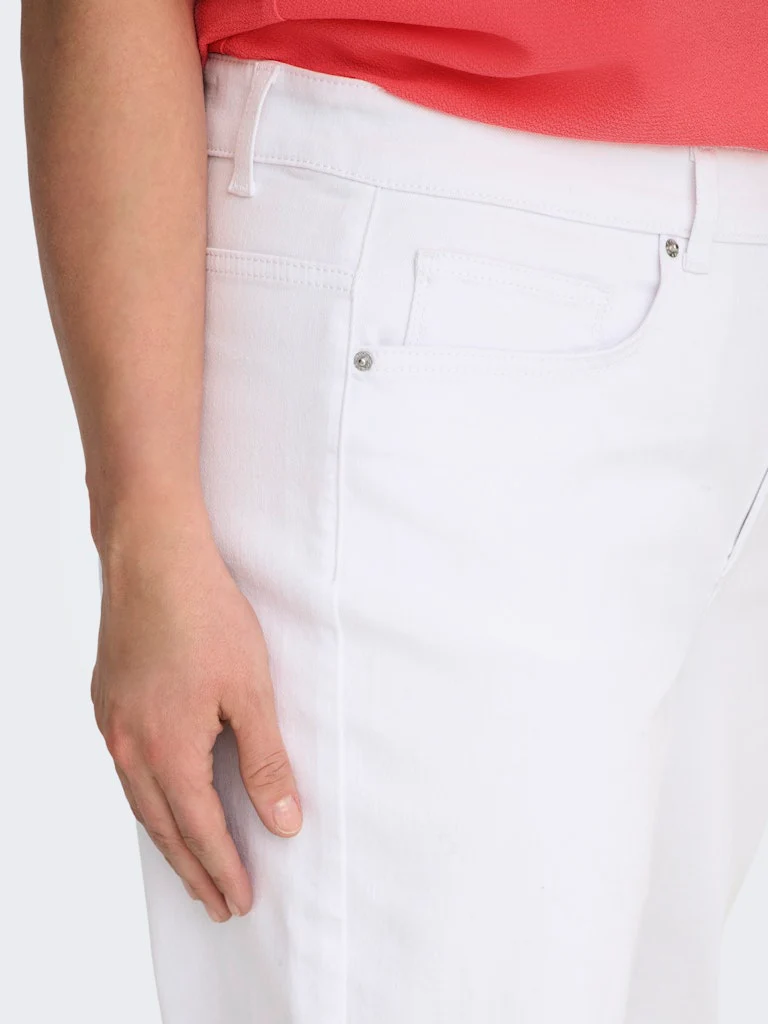 CarWilly - Hvide Straight Denim Jeans - Noos - Image 2