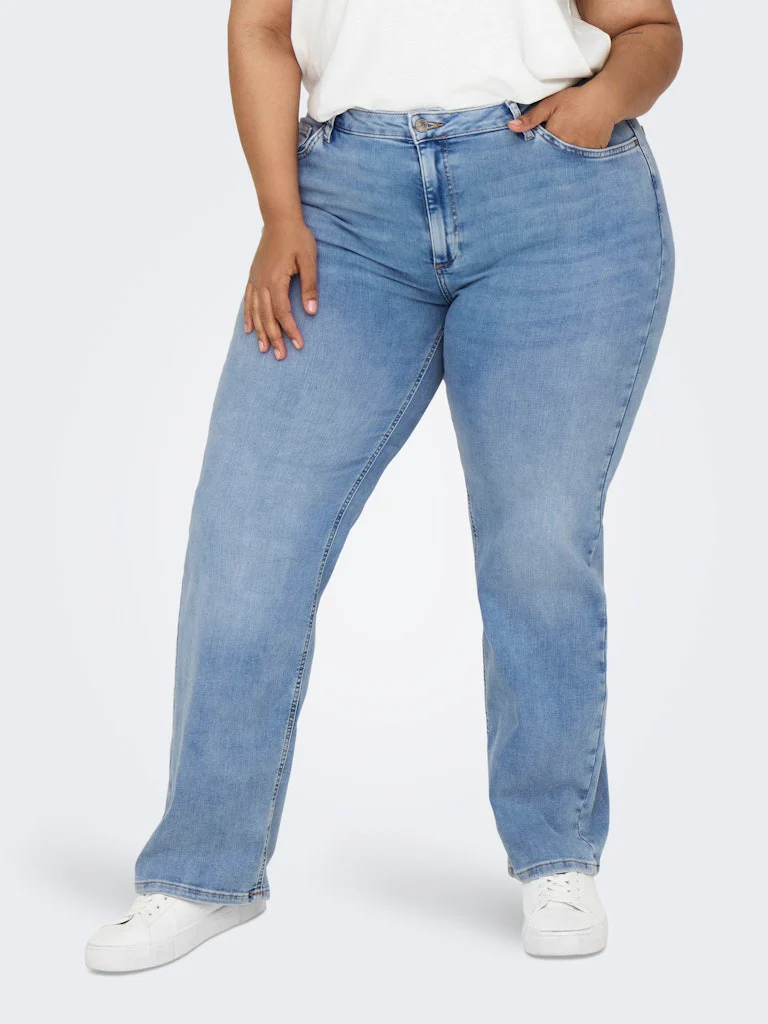 CARWILLY HW WIDE JEANS - 2 længder - Noos