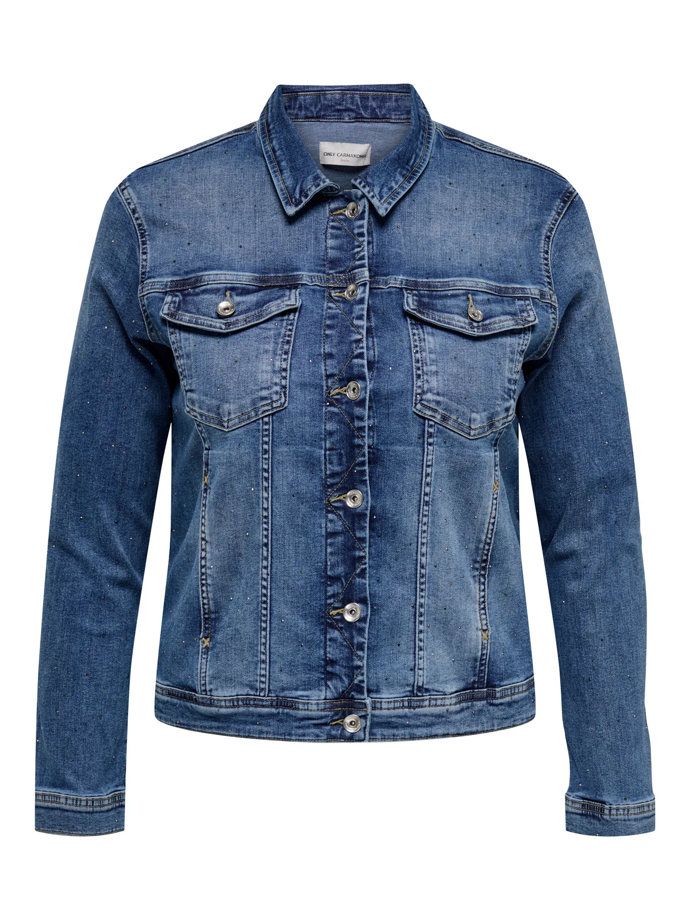CarWilly - Rhinestone Denim Jakke - Image 2