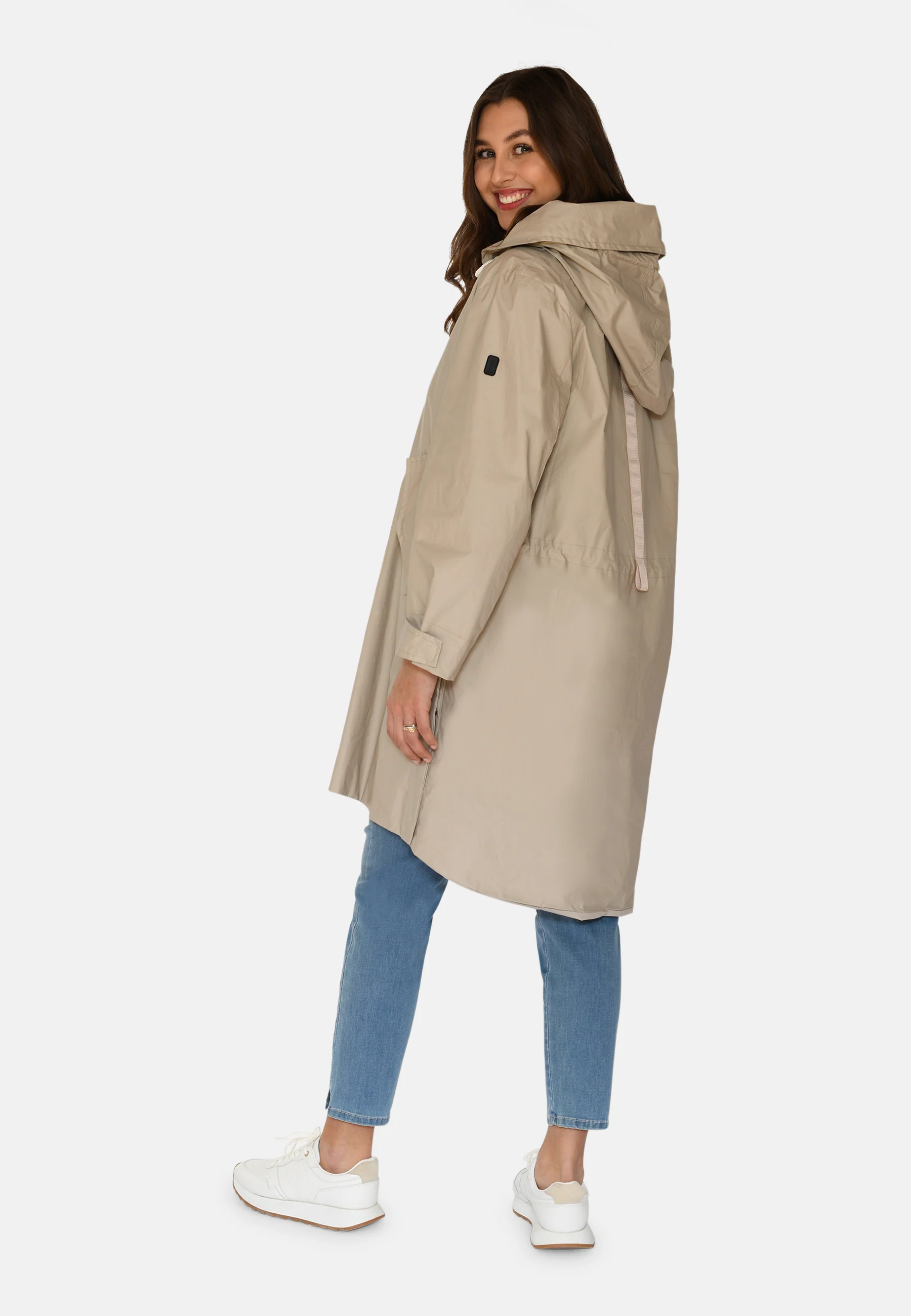 EtRECYCLED Coated Jacket long - Bomuld - Image 3