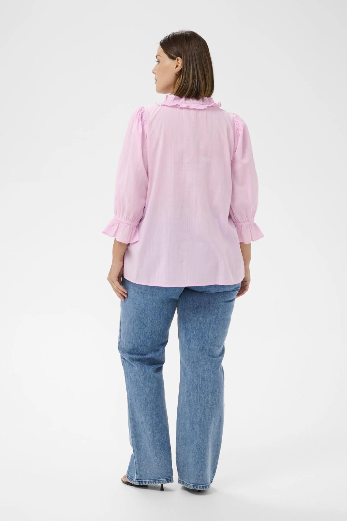 KCangli - Bluse med Anglaise Krave - Image 5