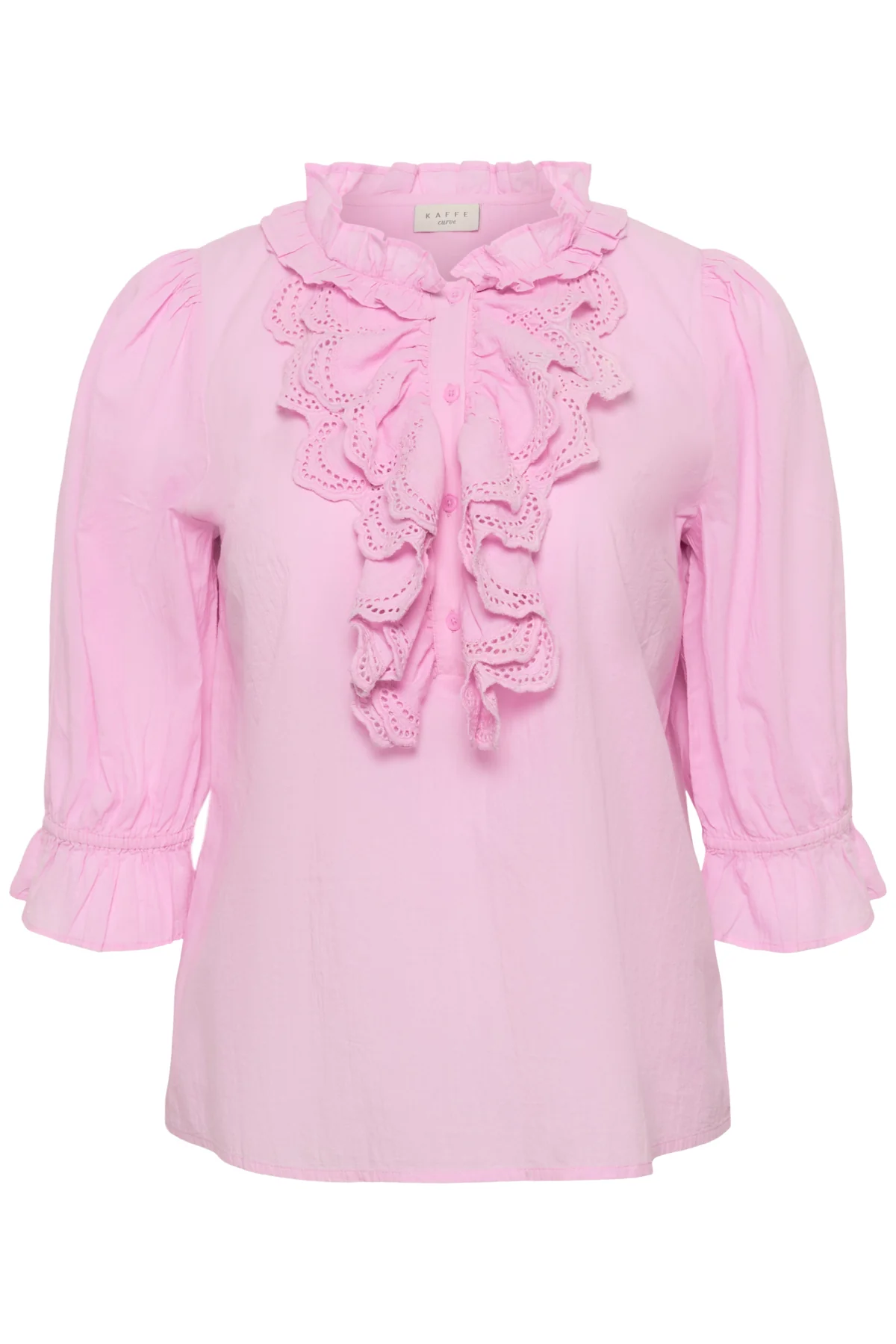 KCangli - Bluse med Anglaise Krave - Image 8