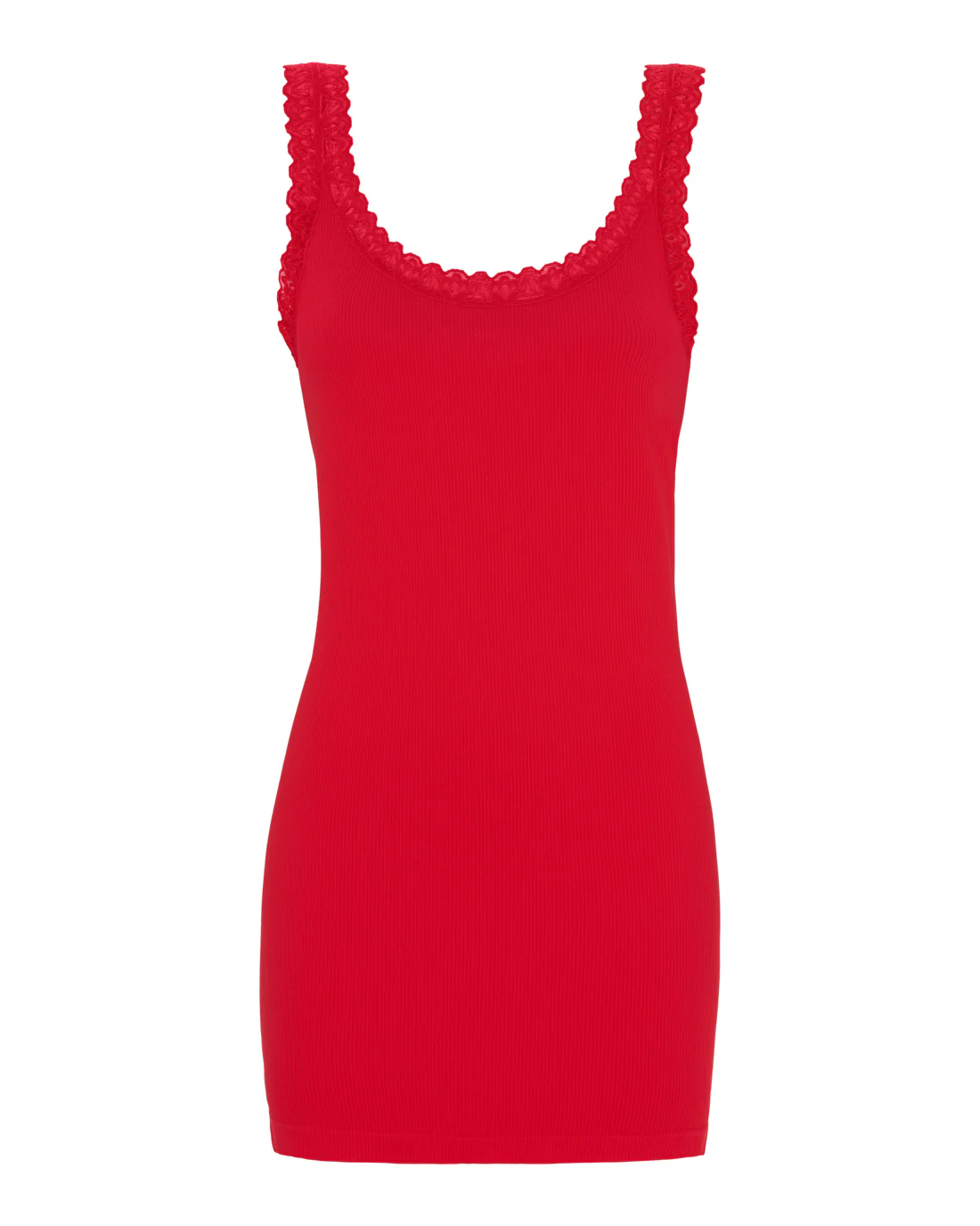 TsFrida - Rib Top med Blondekant - Image 10