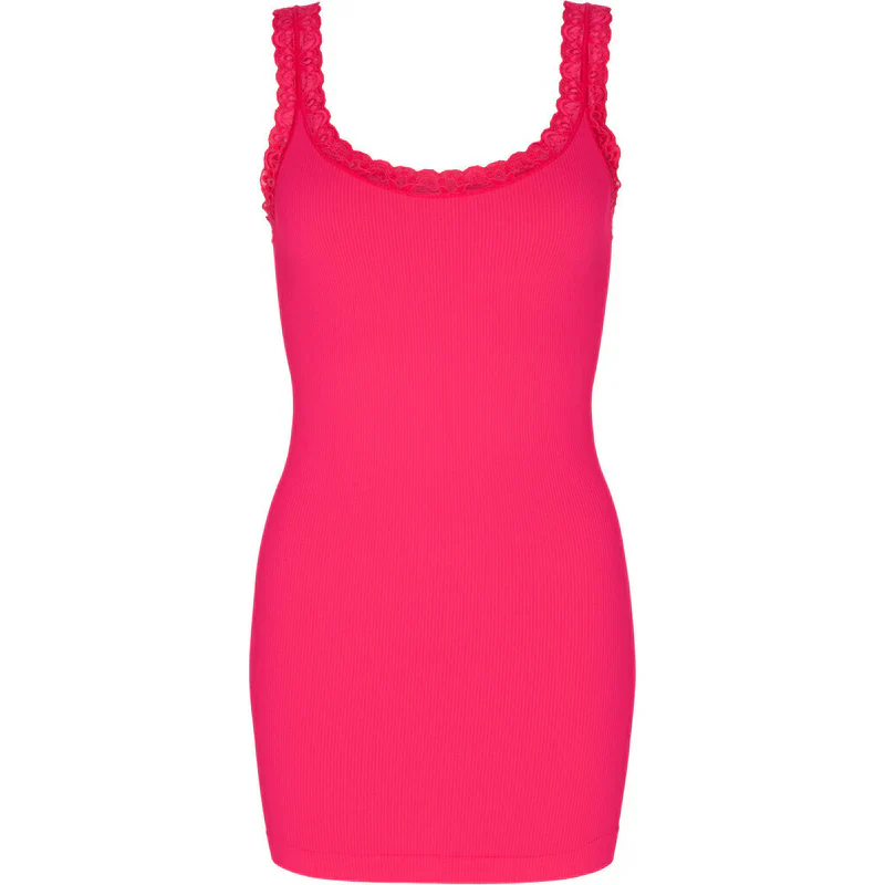 TsFrida - Rib Top med Blondekant - Image 14