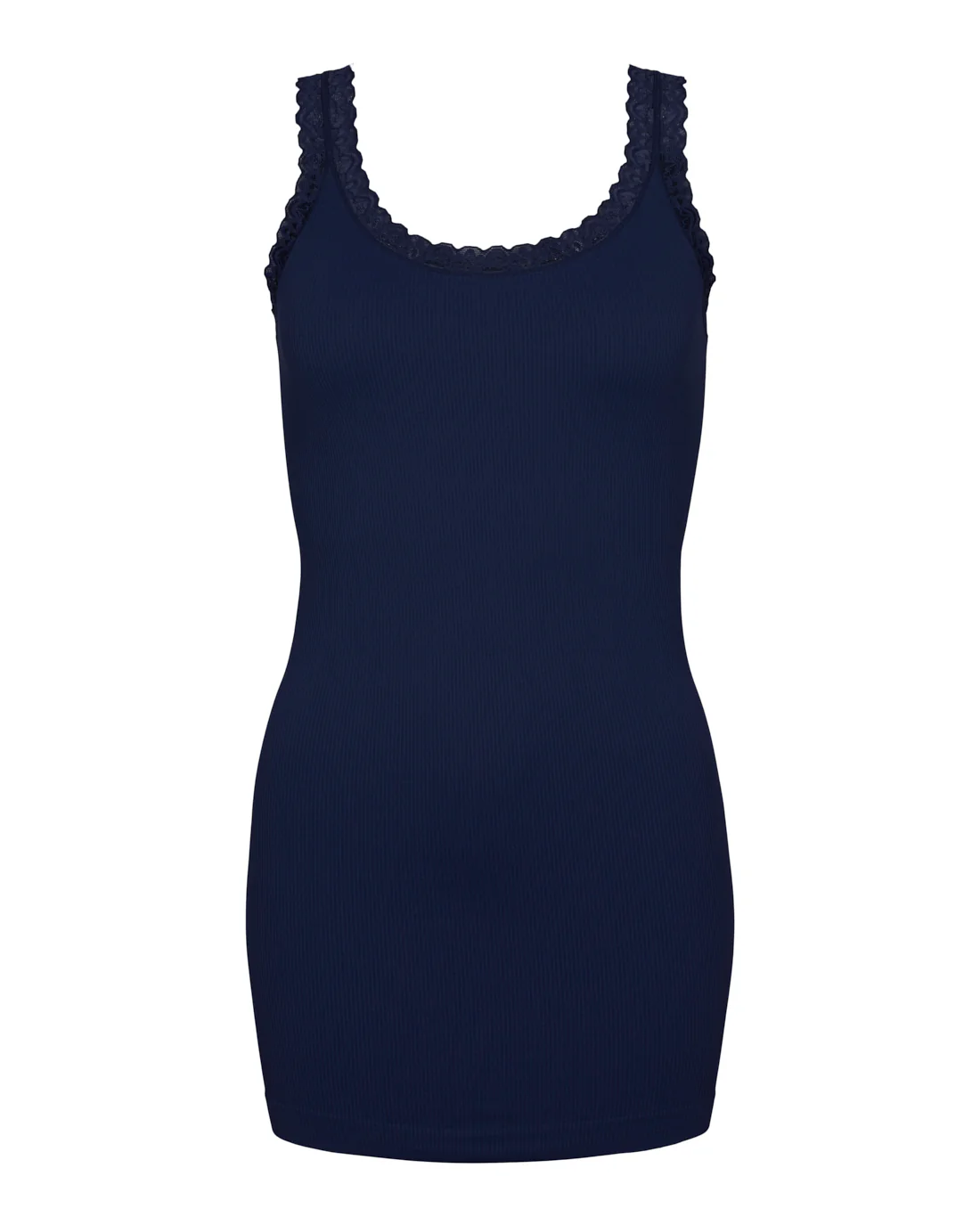 TsFrida - Rib Top med Blondekant - Image 18