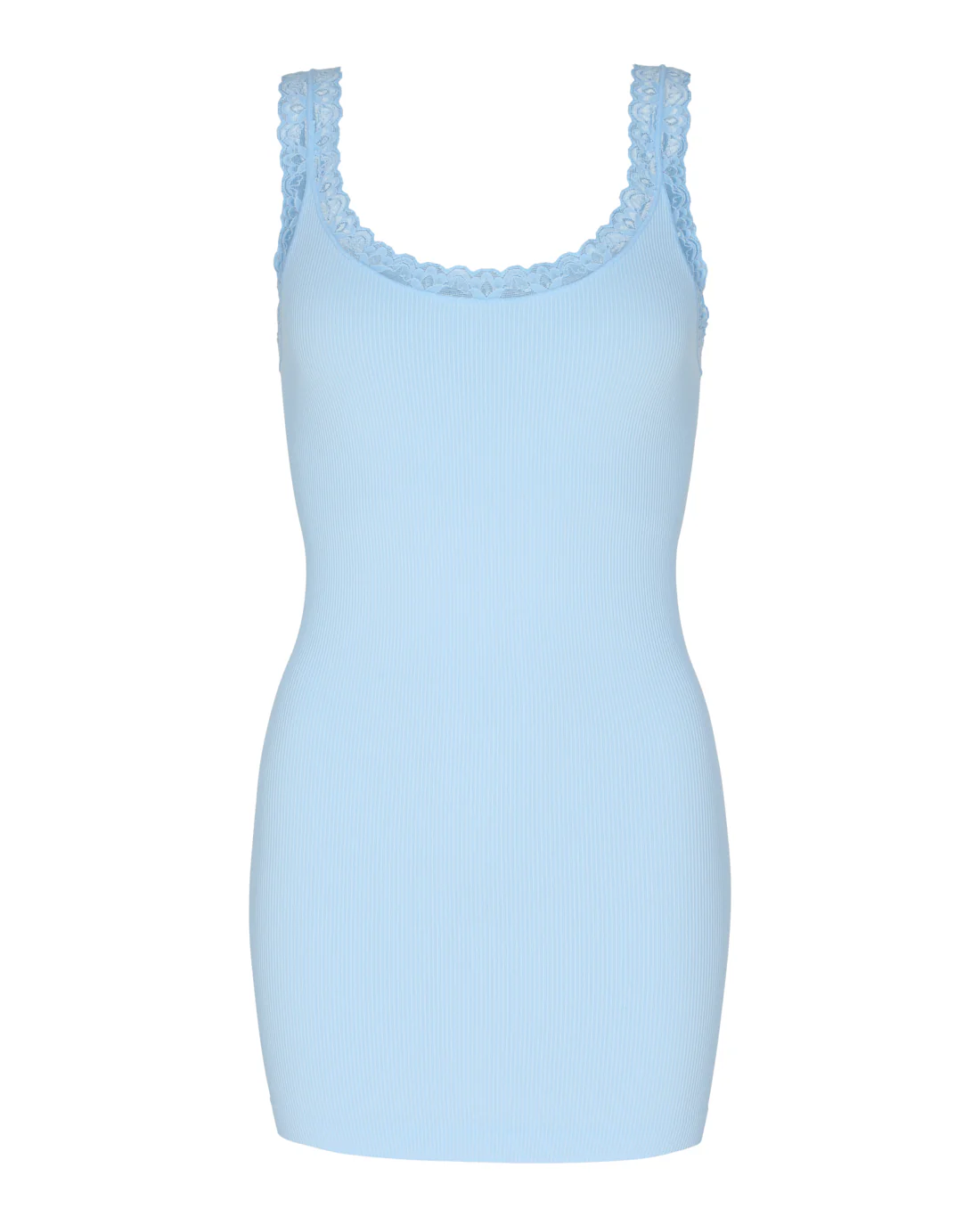 TsFrida - Rib Top med Blondekant - Image 19