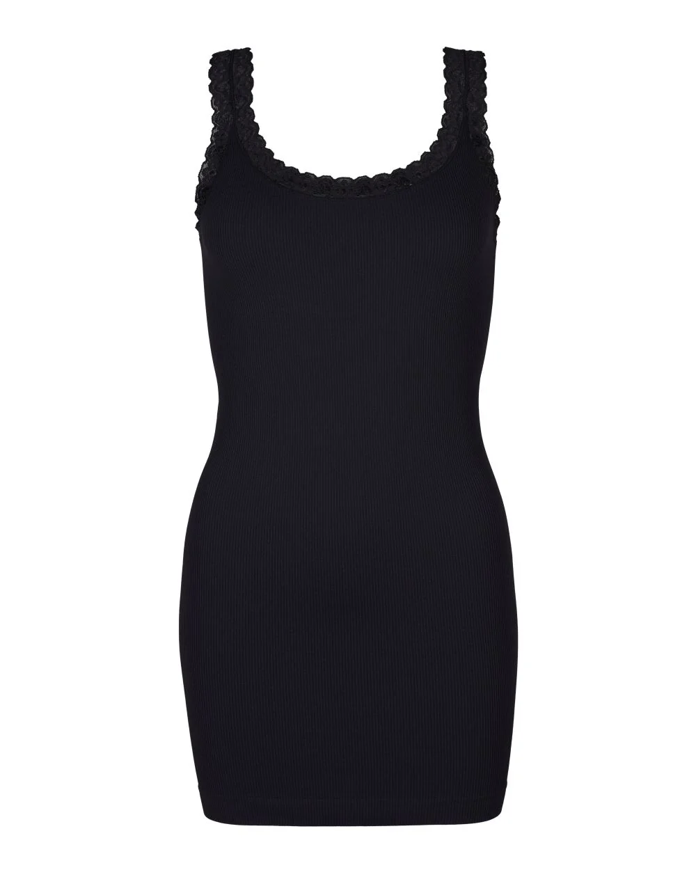 TsFrida - Rib Top med Blondekant - Image 26