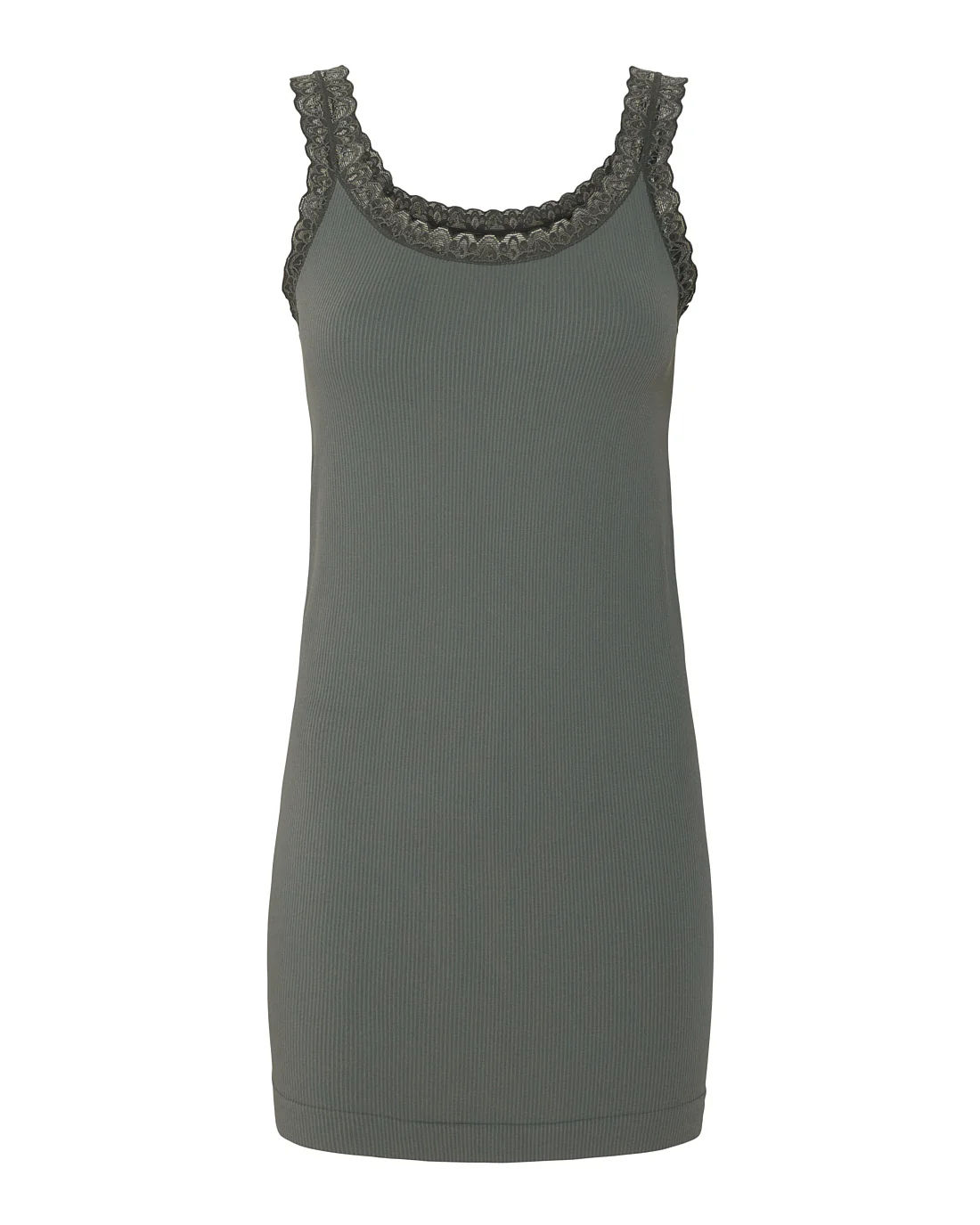 TsFrida - Rib Top med Blondekant - Image 38