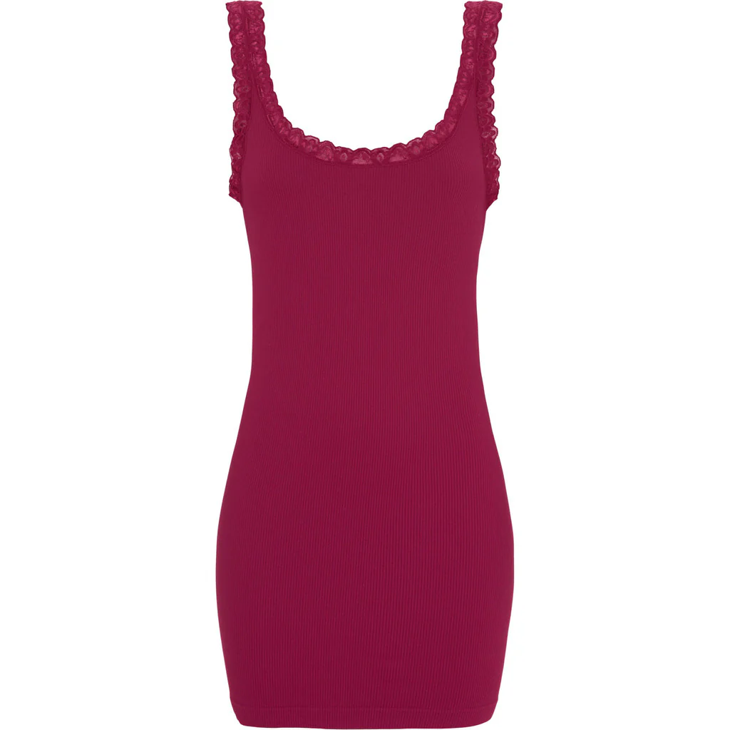 TsFrida - Rib Top med Blondekant - Image 40