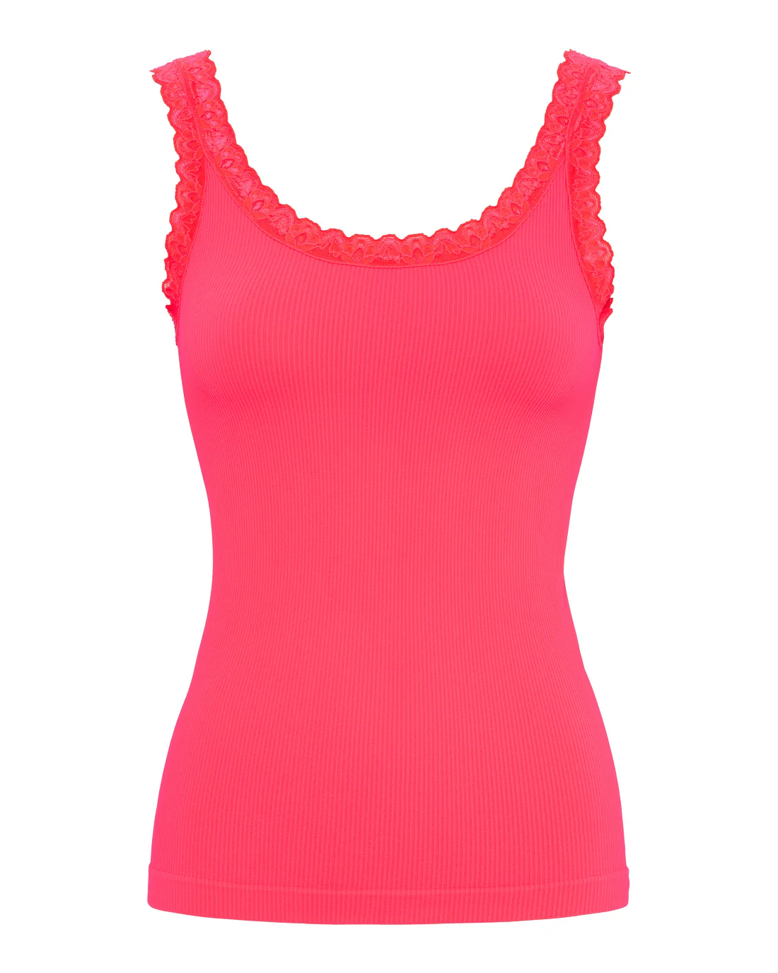 TsFrida - Rib Top med Blondekant - Image 42
