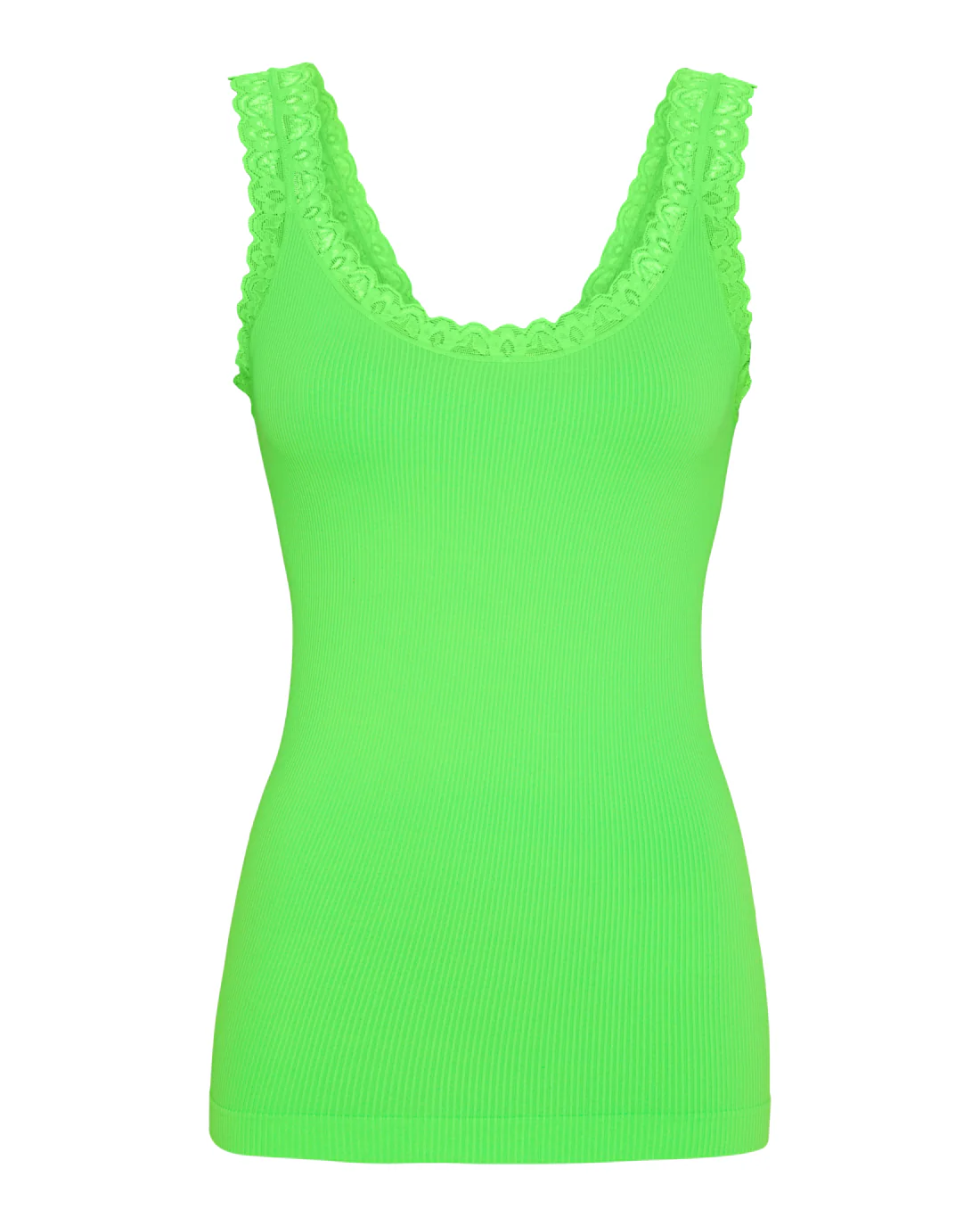 TsFrida - Rib Top med Blondekant - Image 46