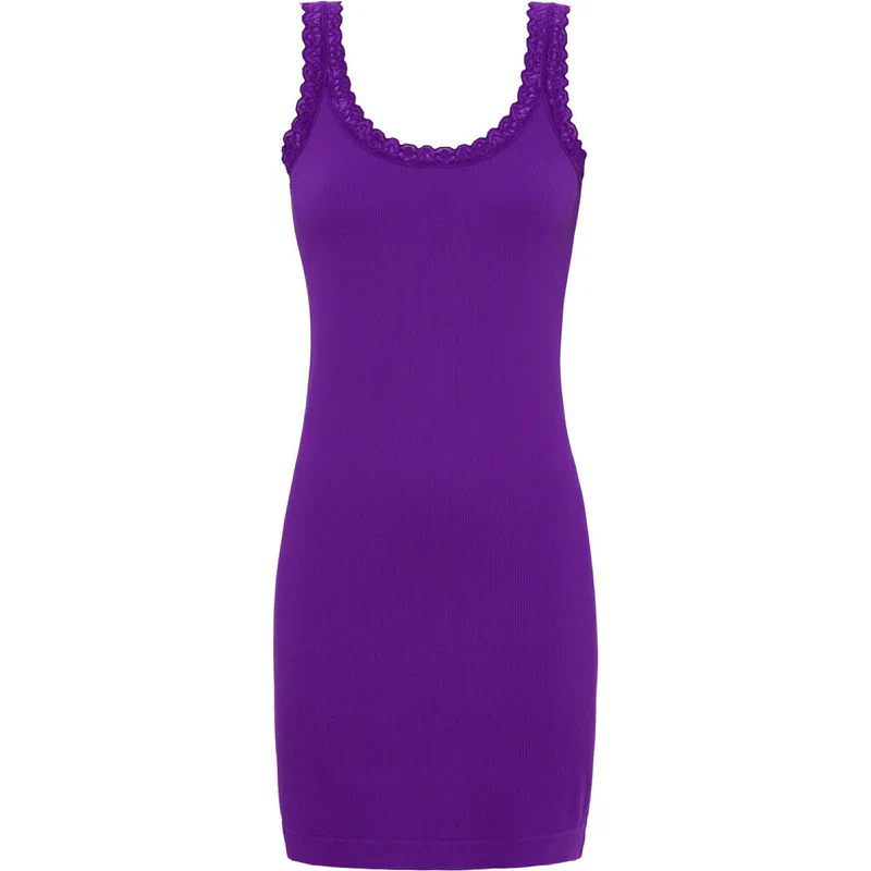 TsFrida - Rib Top med Blondekant - Image 48