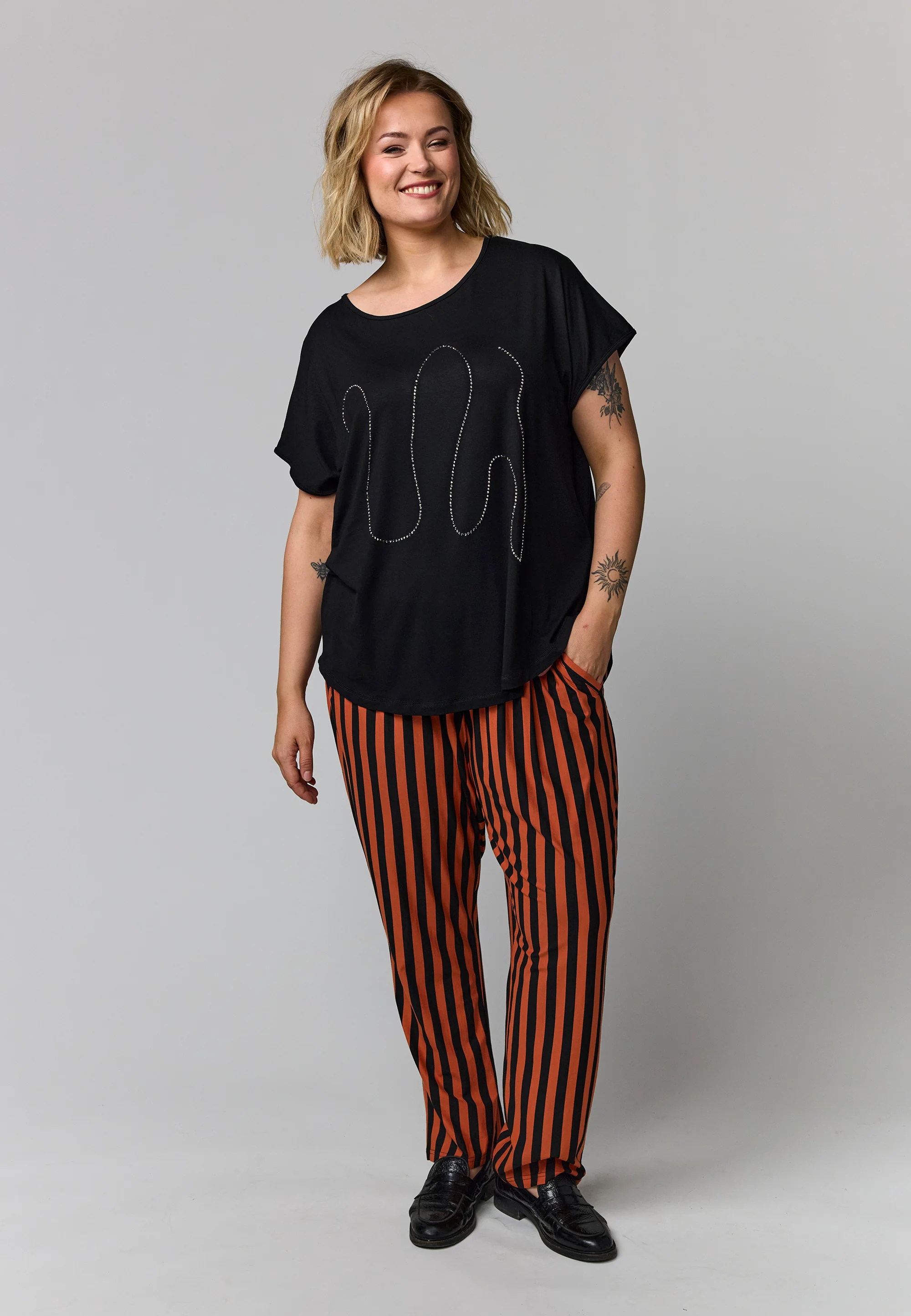GoGitte - T-shirt med rhinsten - Image 5