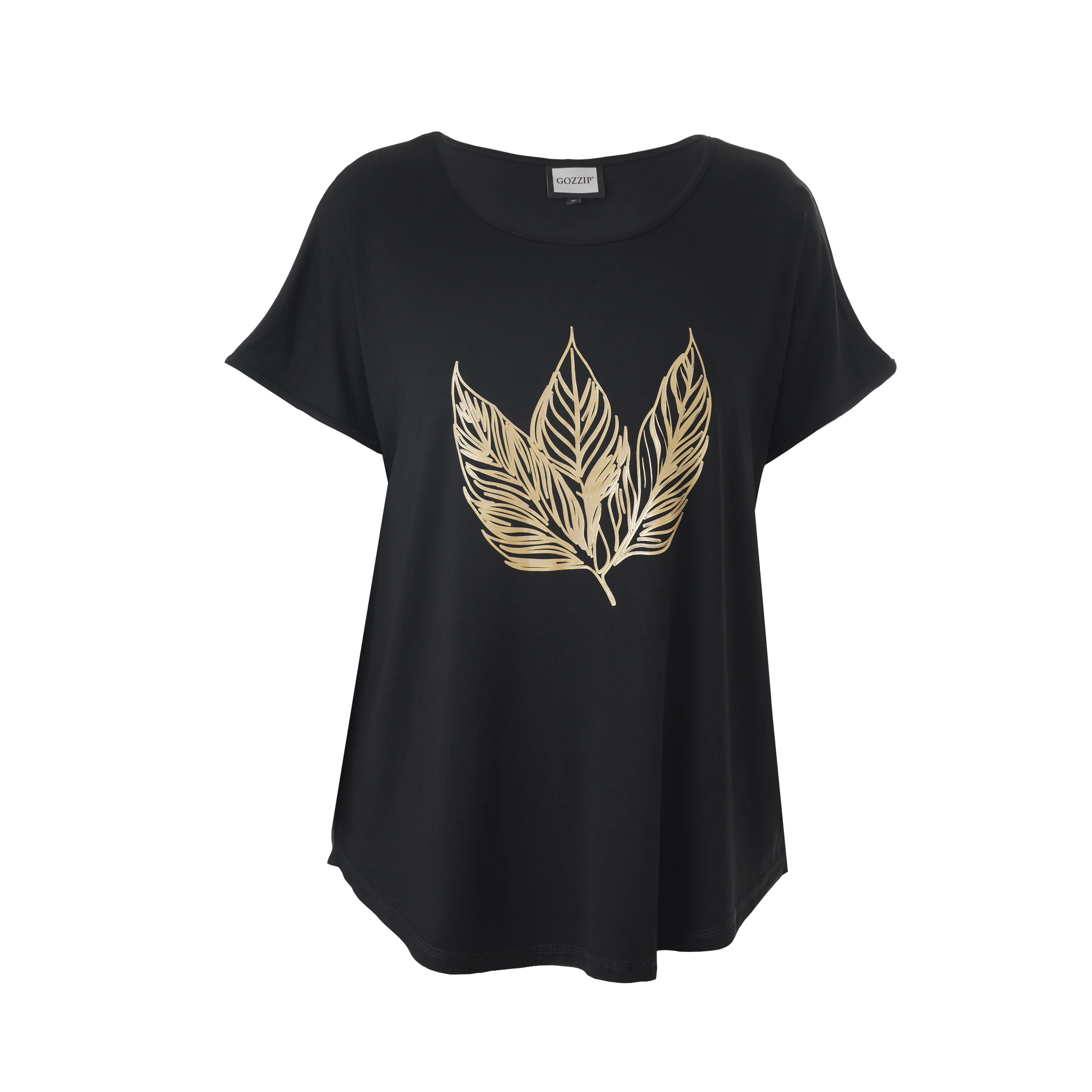 GoGitte T-shirt with print - Blad - Image 5