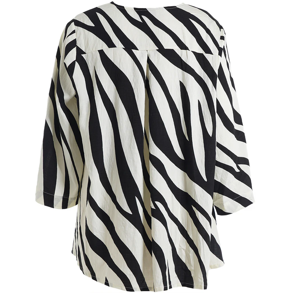GoJudy - Mønstret Bluse - Image 5