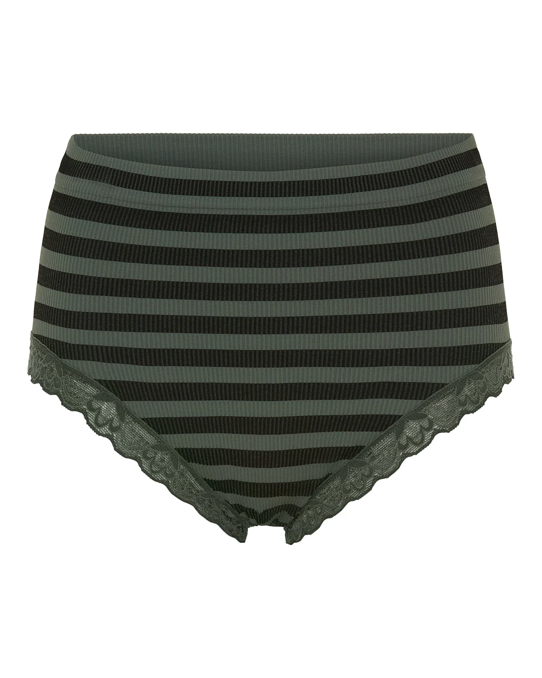 TsISA - Stripe dark rib midi panties lace - Image 3
