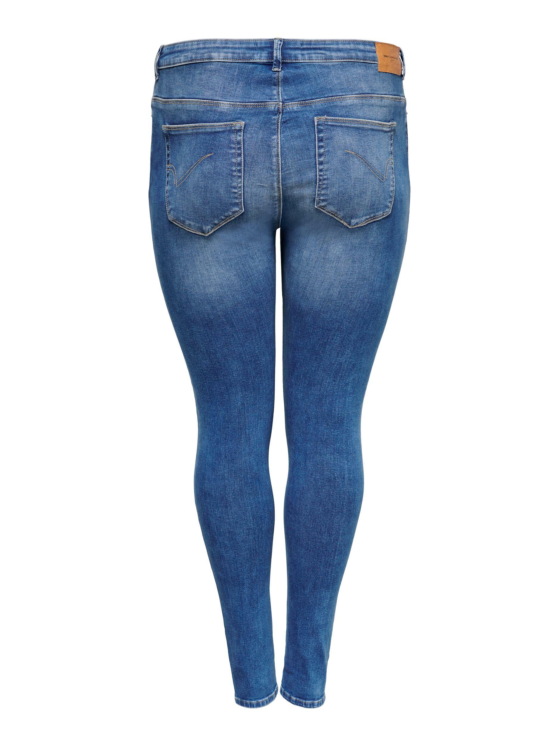 Jeans med høj talje og destroydetaljer fra Carmakoma - Image 4