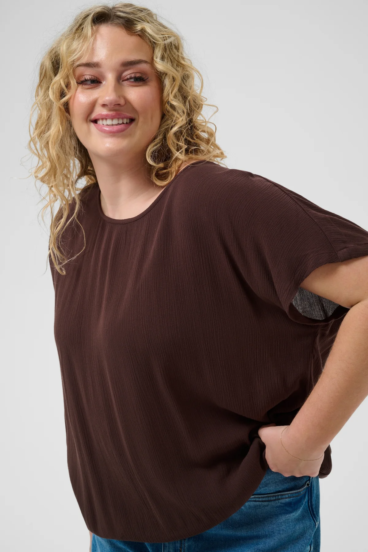 KCami Stanley - Bluse med Elastikbund - Image 4
