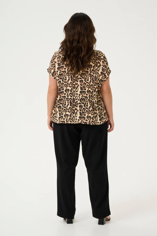 KCami - Printet bluse med Elastikkant - Image 15