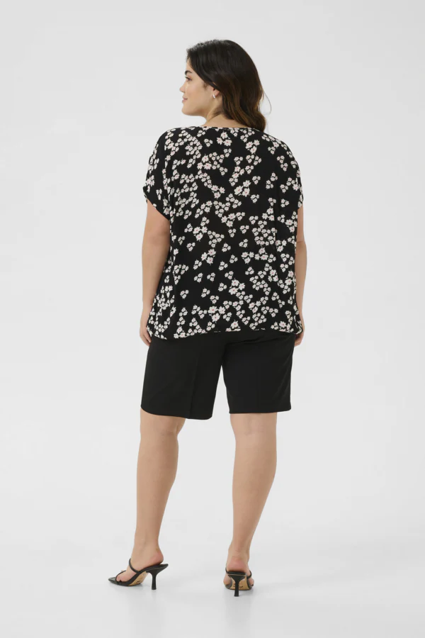 KCami - Printet bluse med Elastikkant - Image 22