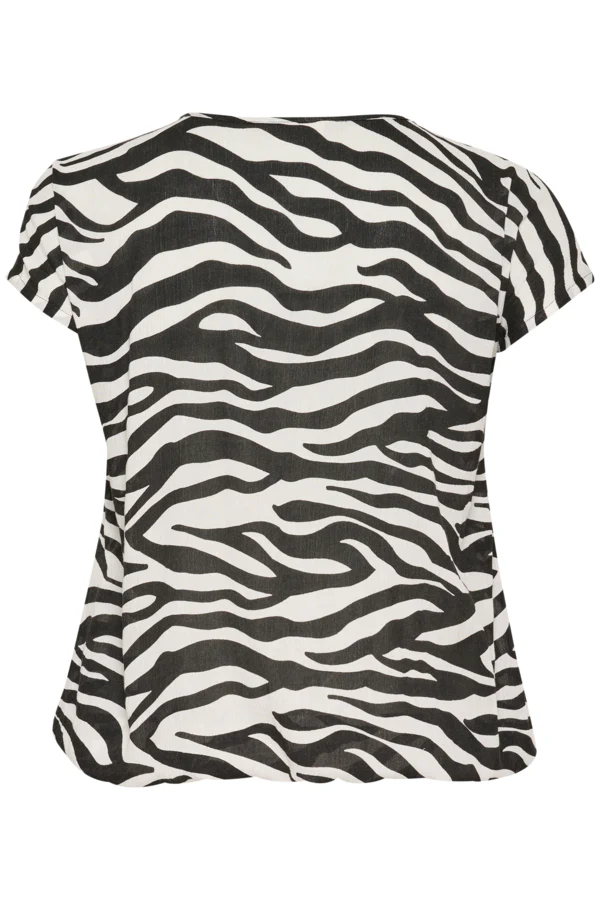 KCami - Printet bluse med Elastikkant - Image 28