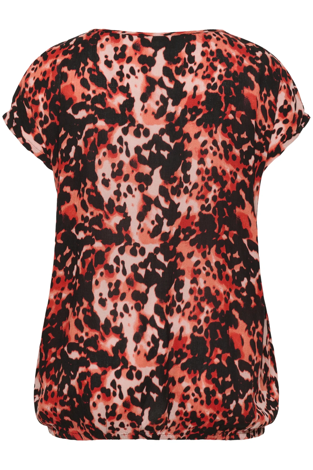 KCami - Printet bluse med Elastikkant - Image 39