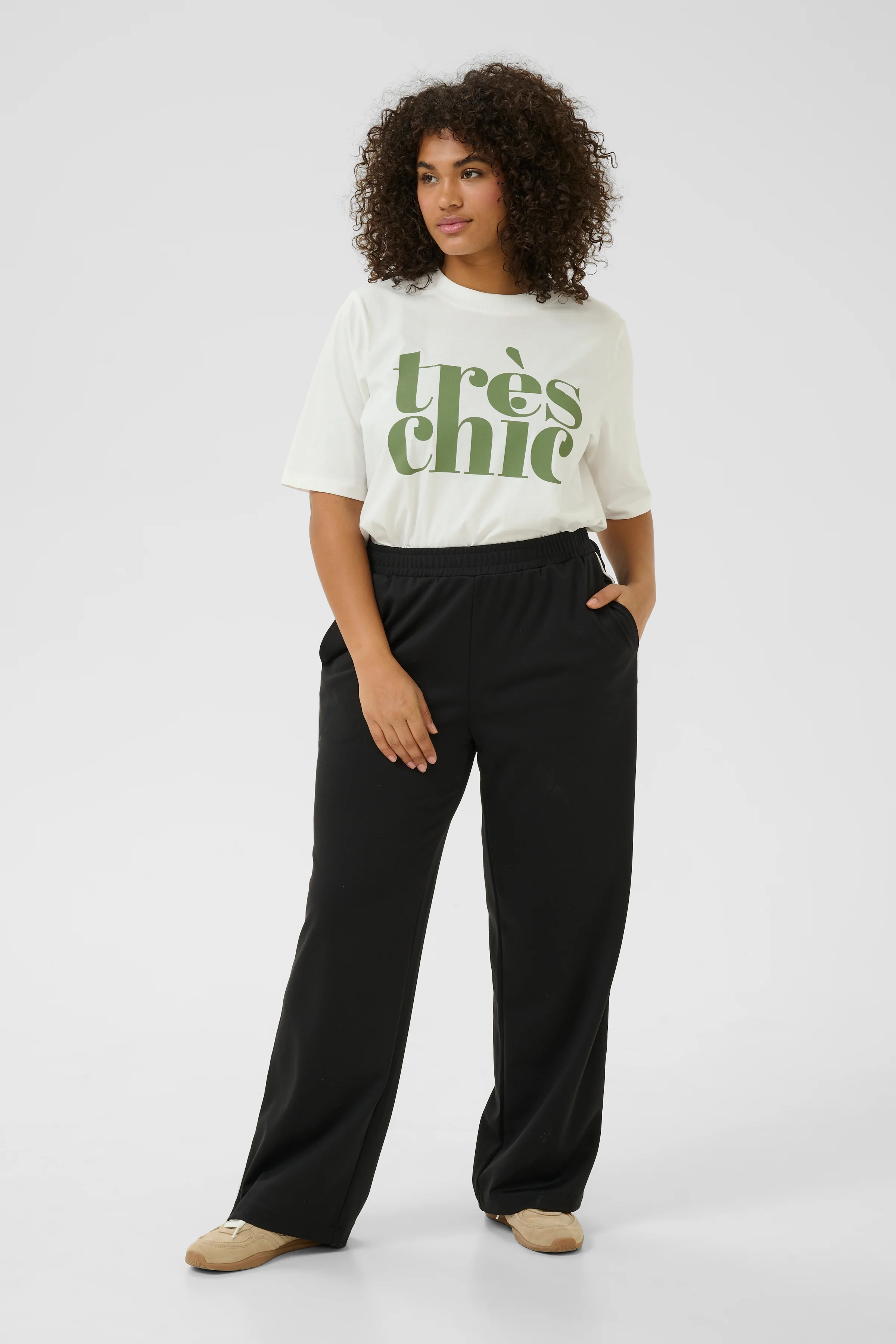 KCjenna Track Pants - Viddebuks med stribe i siden - Image 4