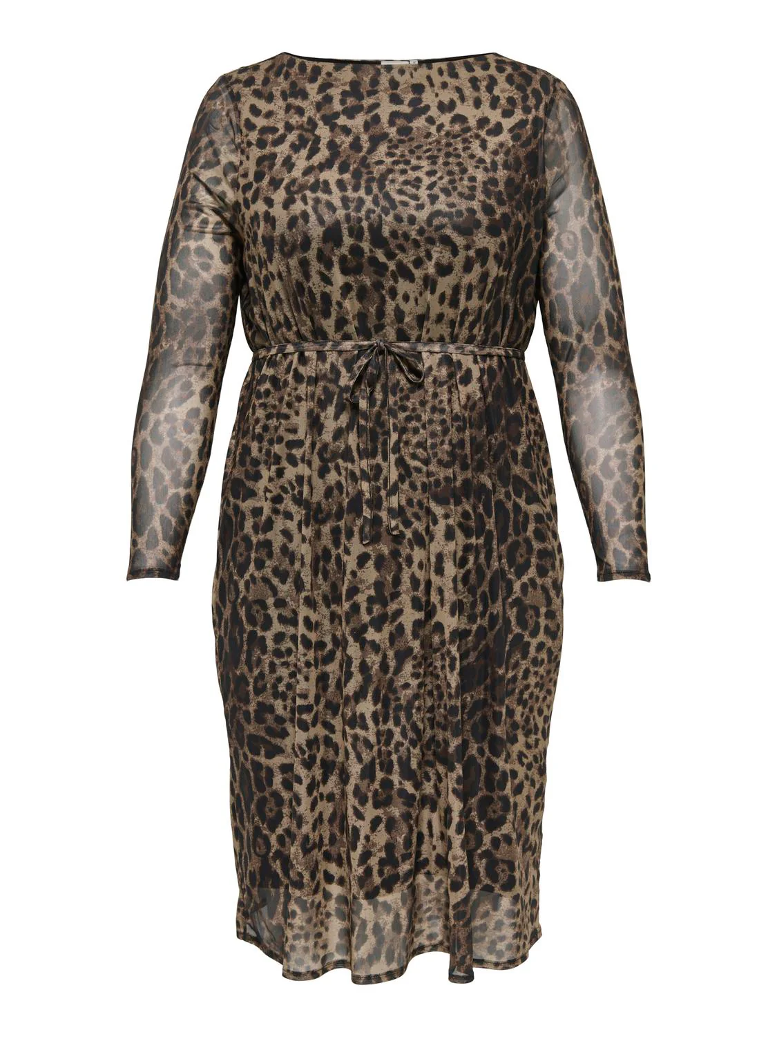 CARFOREST - Mesh Leopard Kjole - Image 6