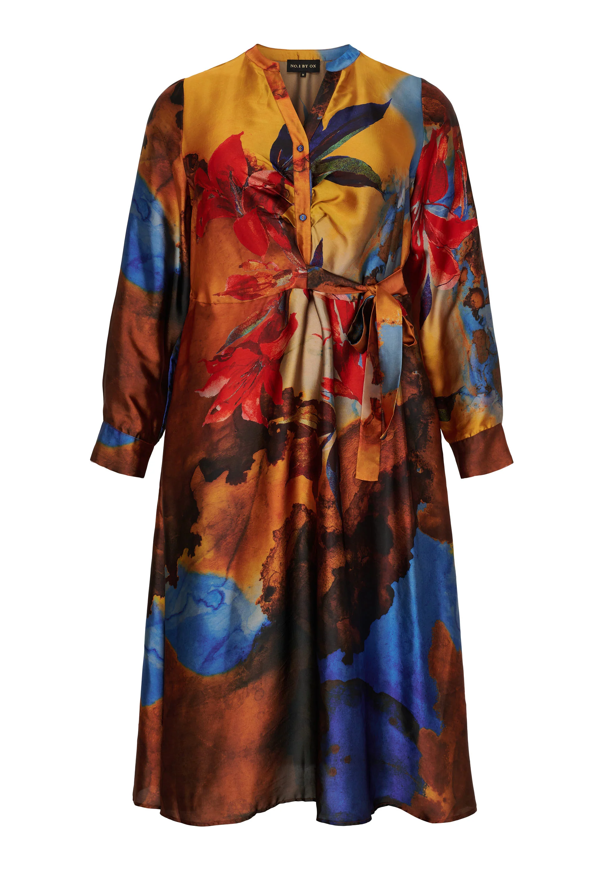OXLong Dress w sun cut skirt FJ