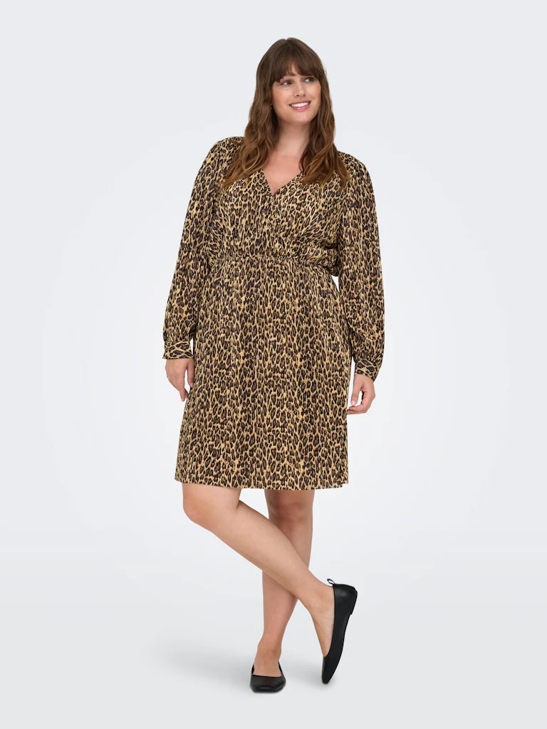CARMKA - Leopard Kjole V-hals - Image 4