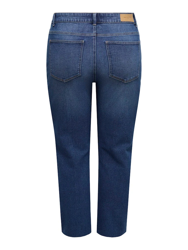 CARELLIE - Blå Mom Ankel Jeans - Image 2