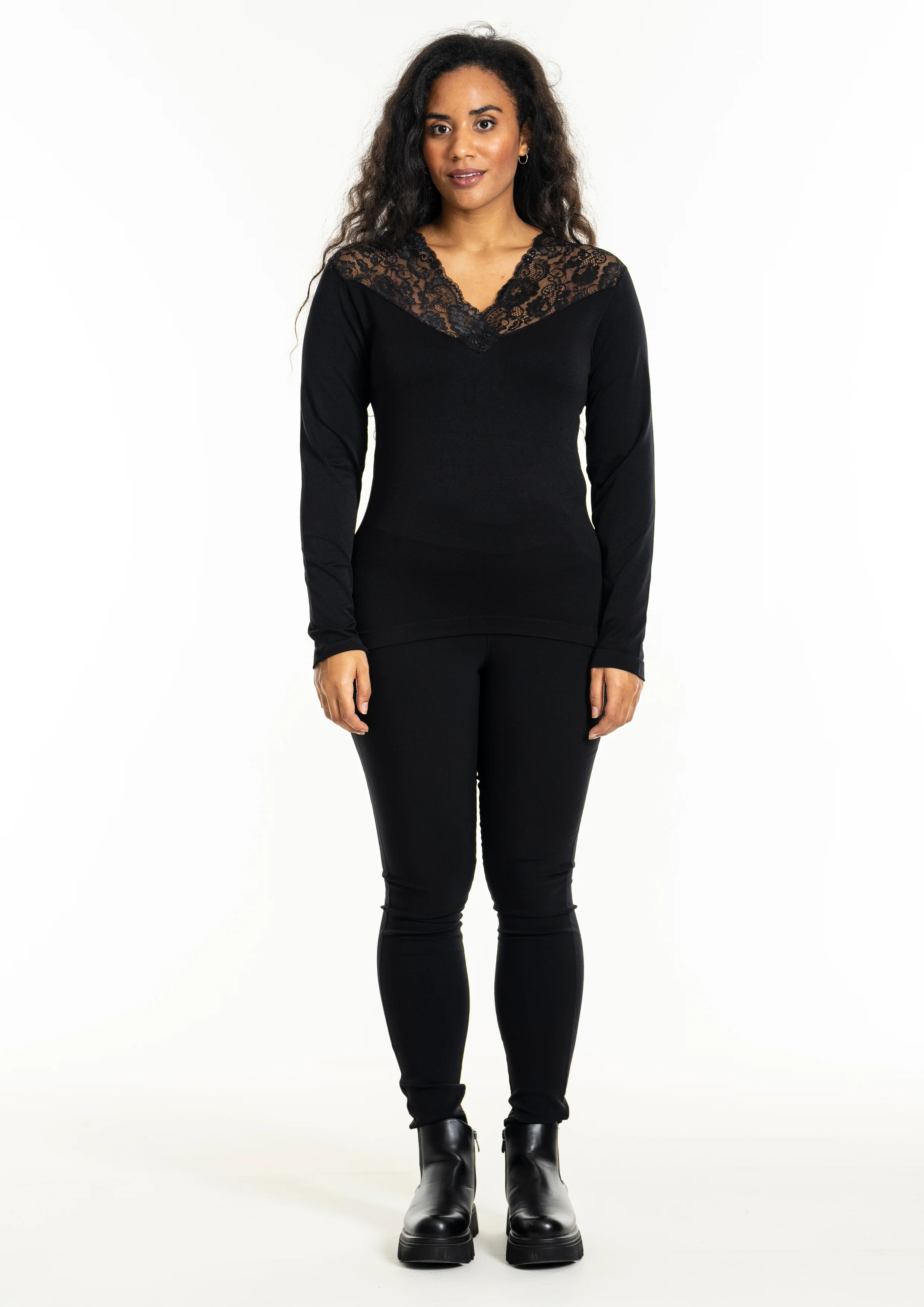 SgNew York - Seamless LS With Lace - Noos - Image 3