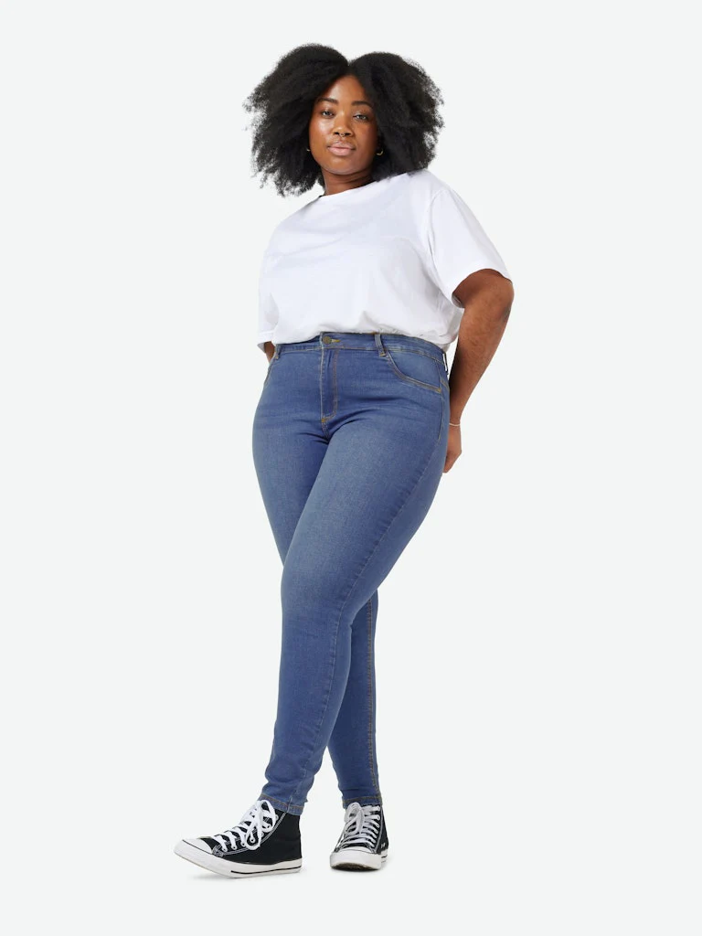 NMCALLIE HW JEANS VI021MB CURVE NOOS - Image 5