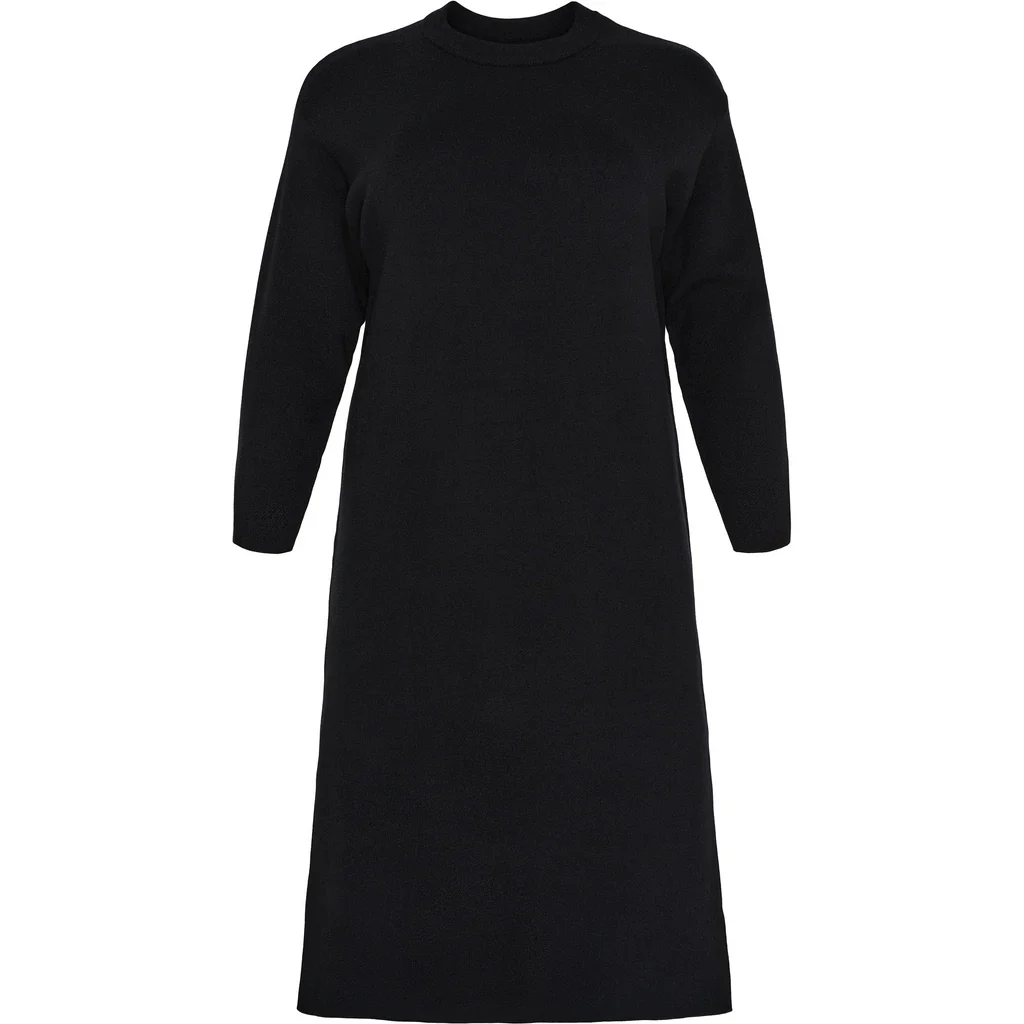 OxKnit O Neck Dress - Strikkjole - Image 3