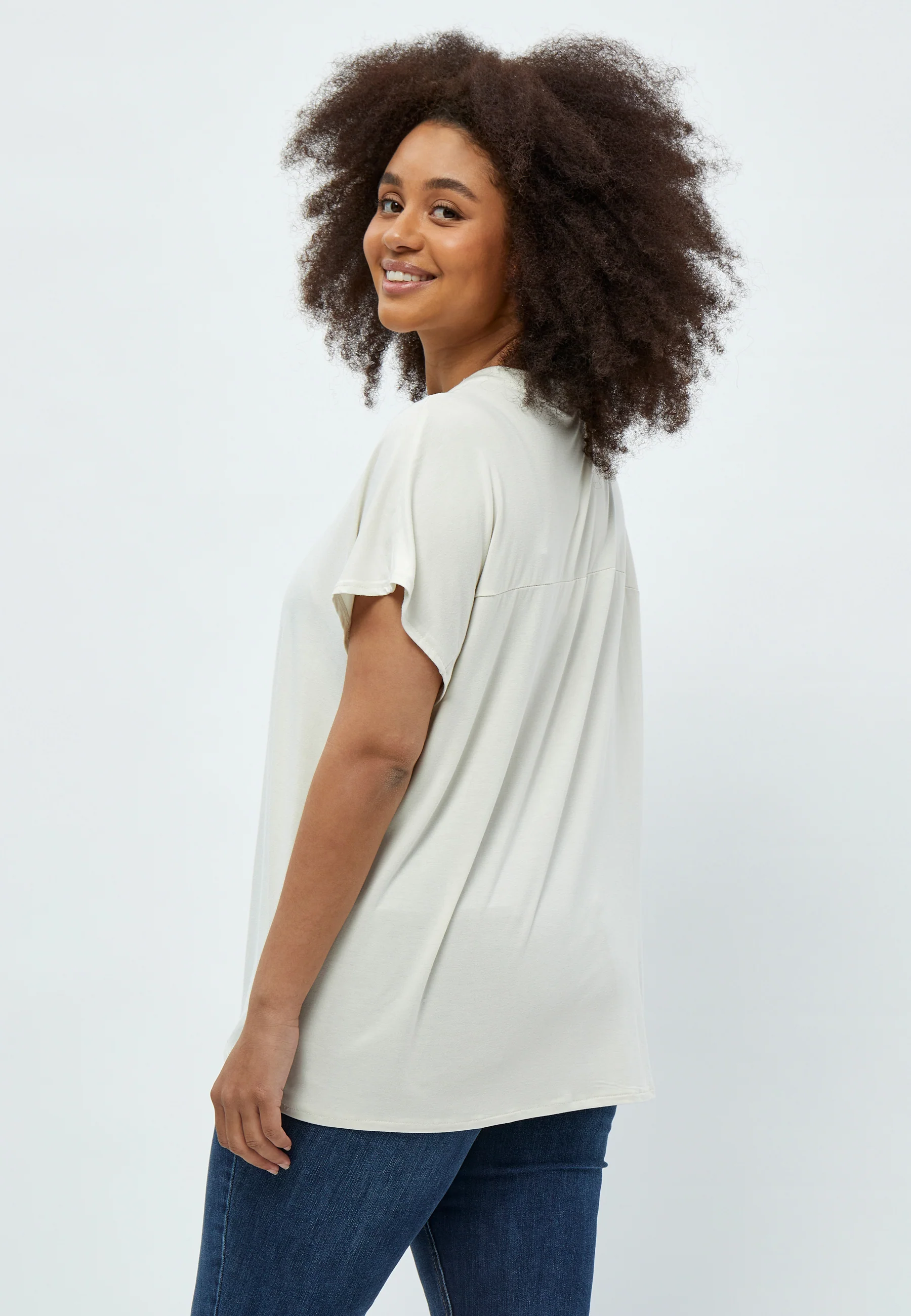 PeRosalinda - T-Shirt med V-hals - Image 15