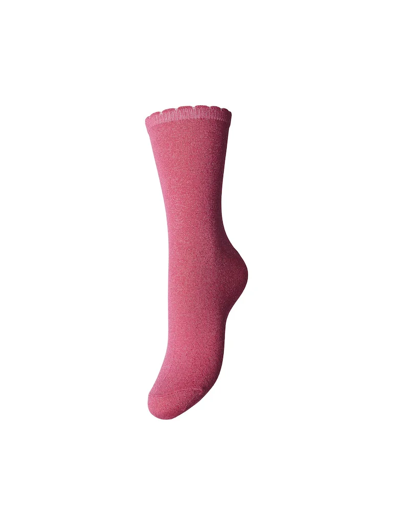 PCSEBBY GLITTER LONG 1 PACK SOCKS NOOS - Image 10
