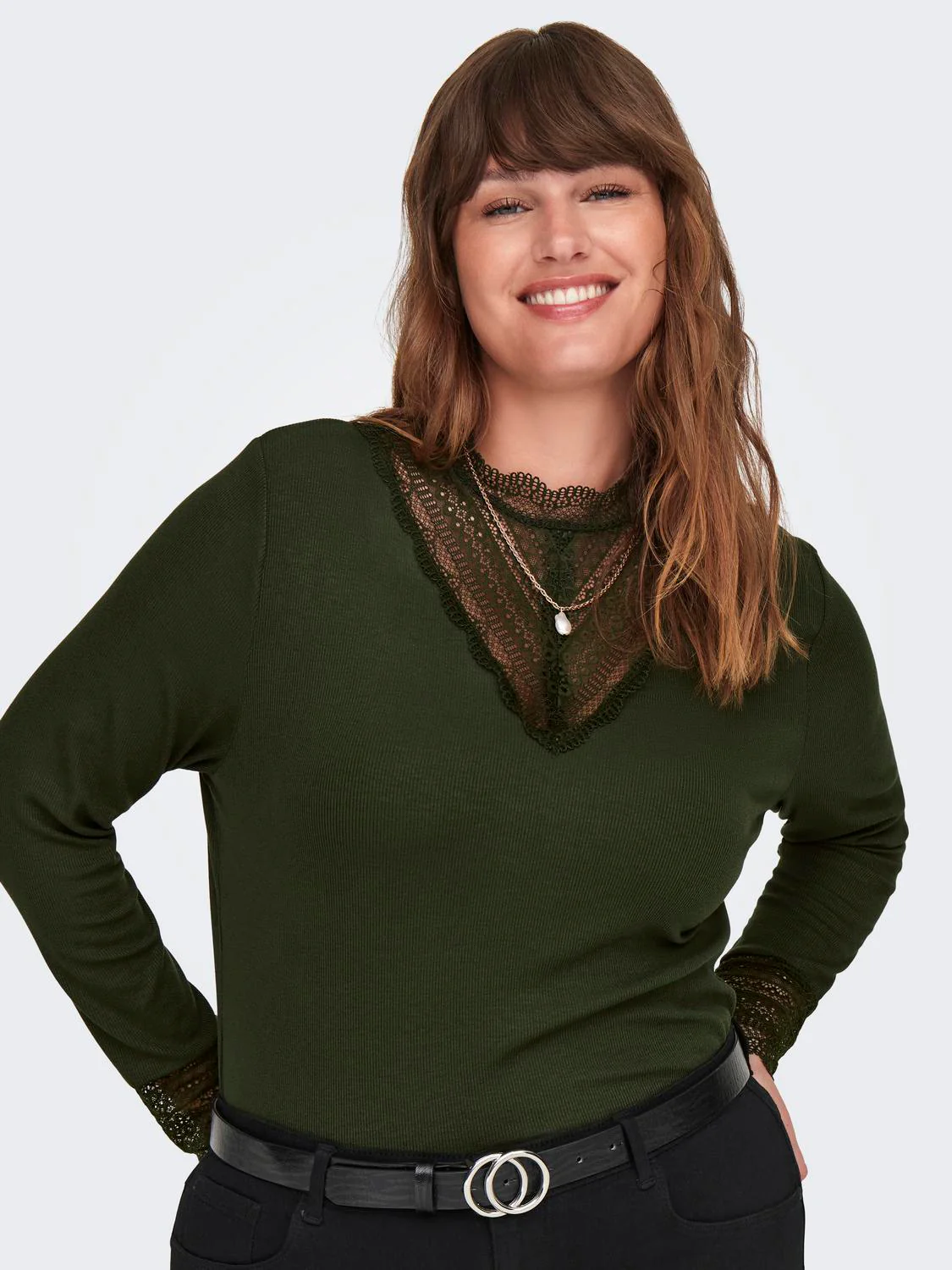 CarTilde - Blonde Bluse - Grøn - Image 5