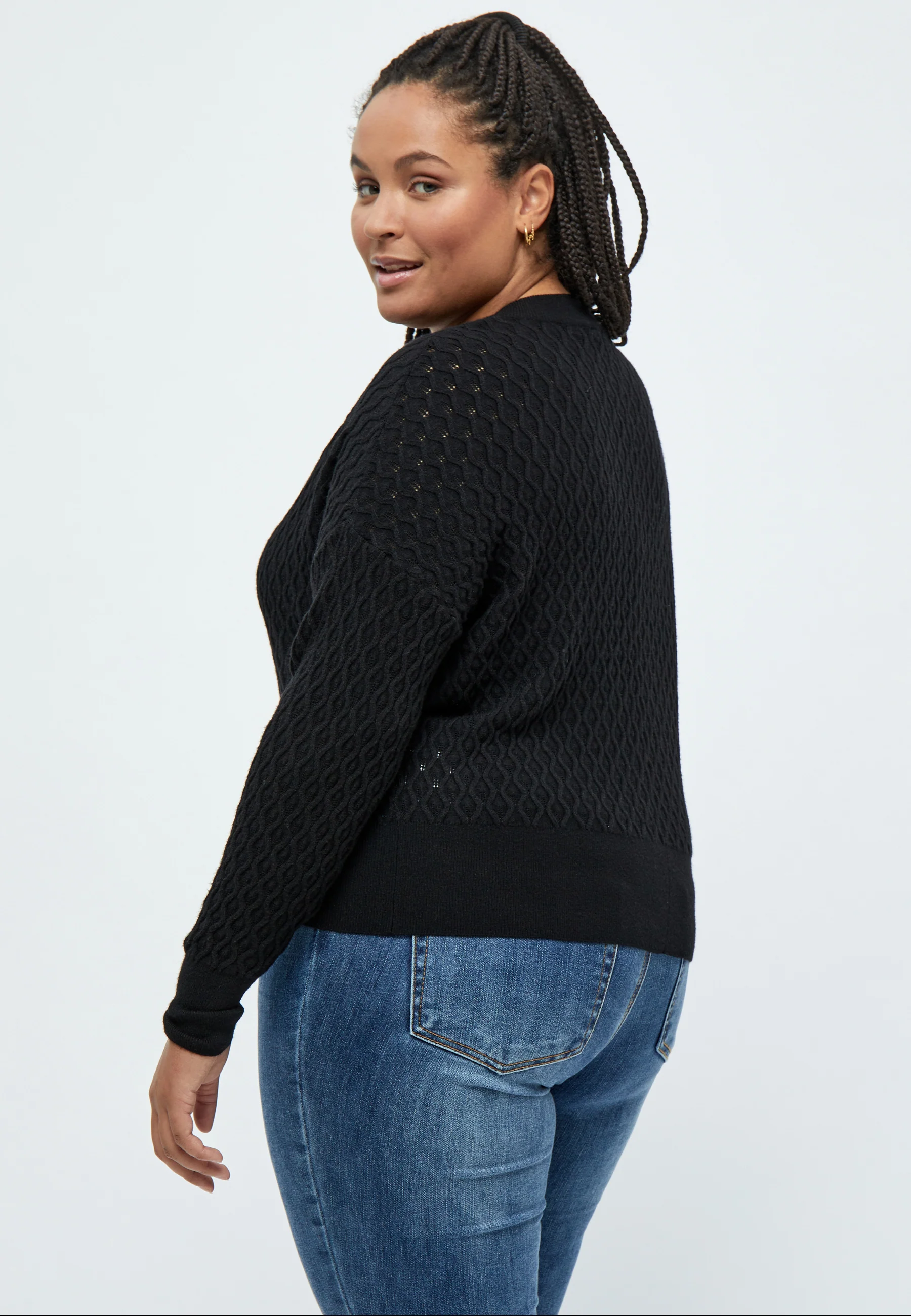 PeRosalia - Strikbluse med V-hals - Image 5