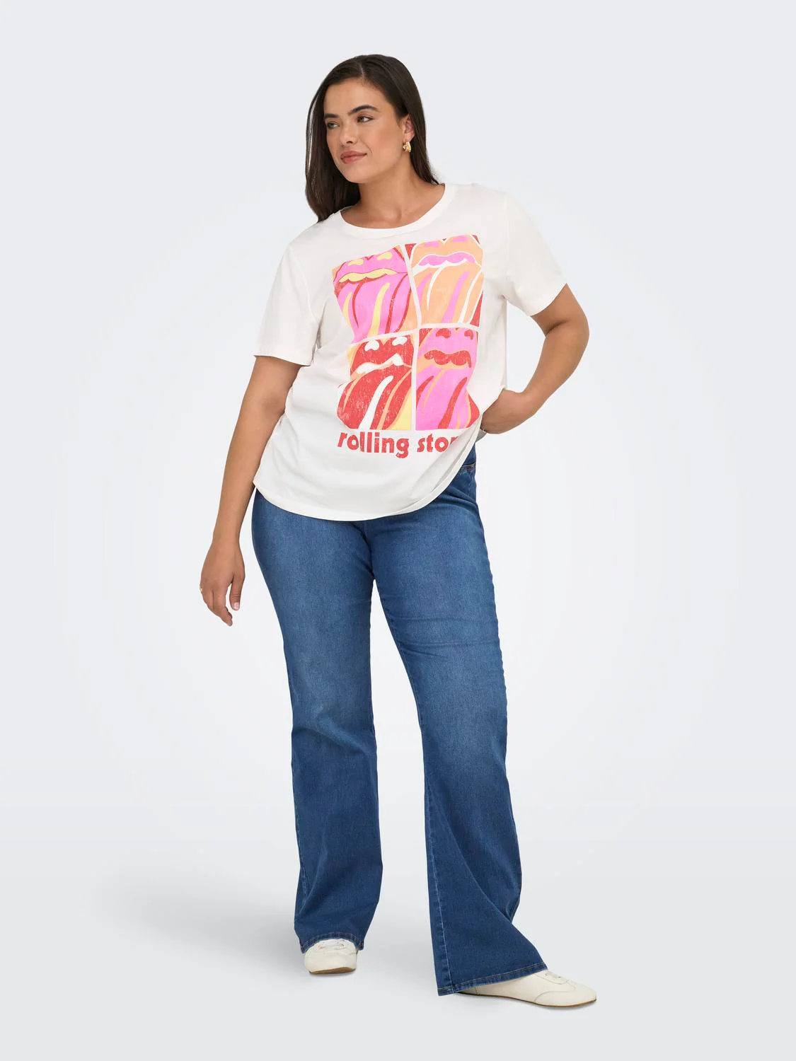 CarRoyal - Flared jeans med elastik i taljen - Image 9