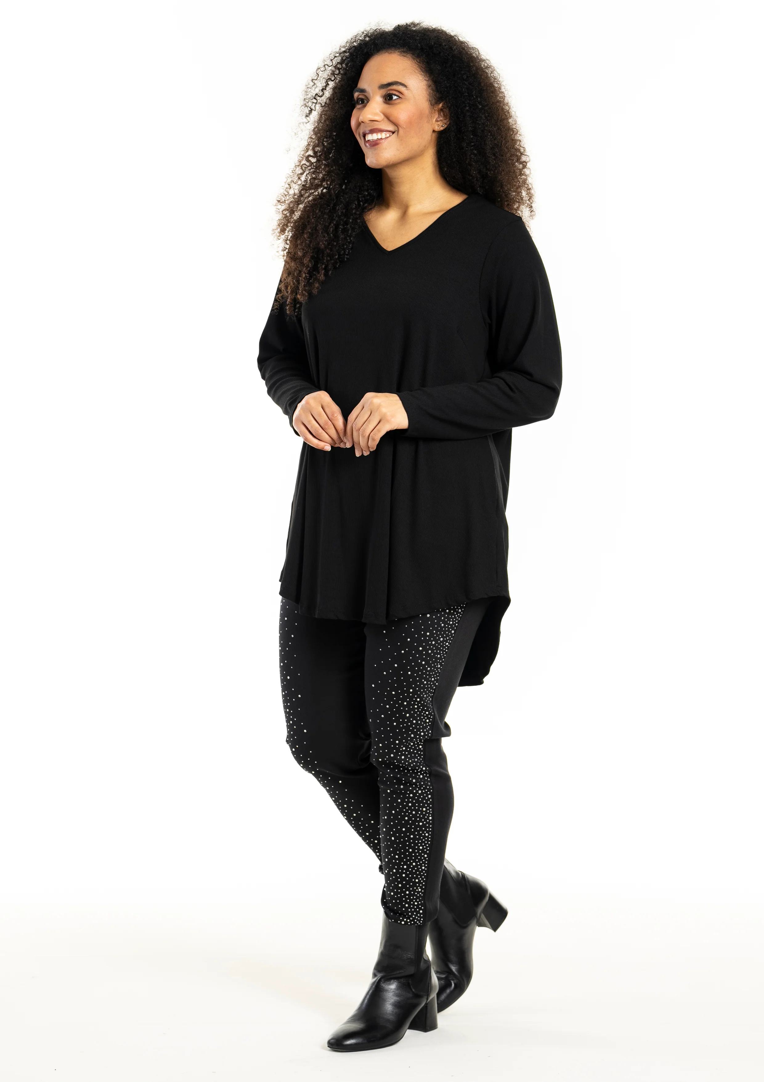 StBerit - Bluse med V-hals FJ - Image 2