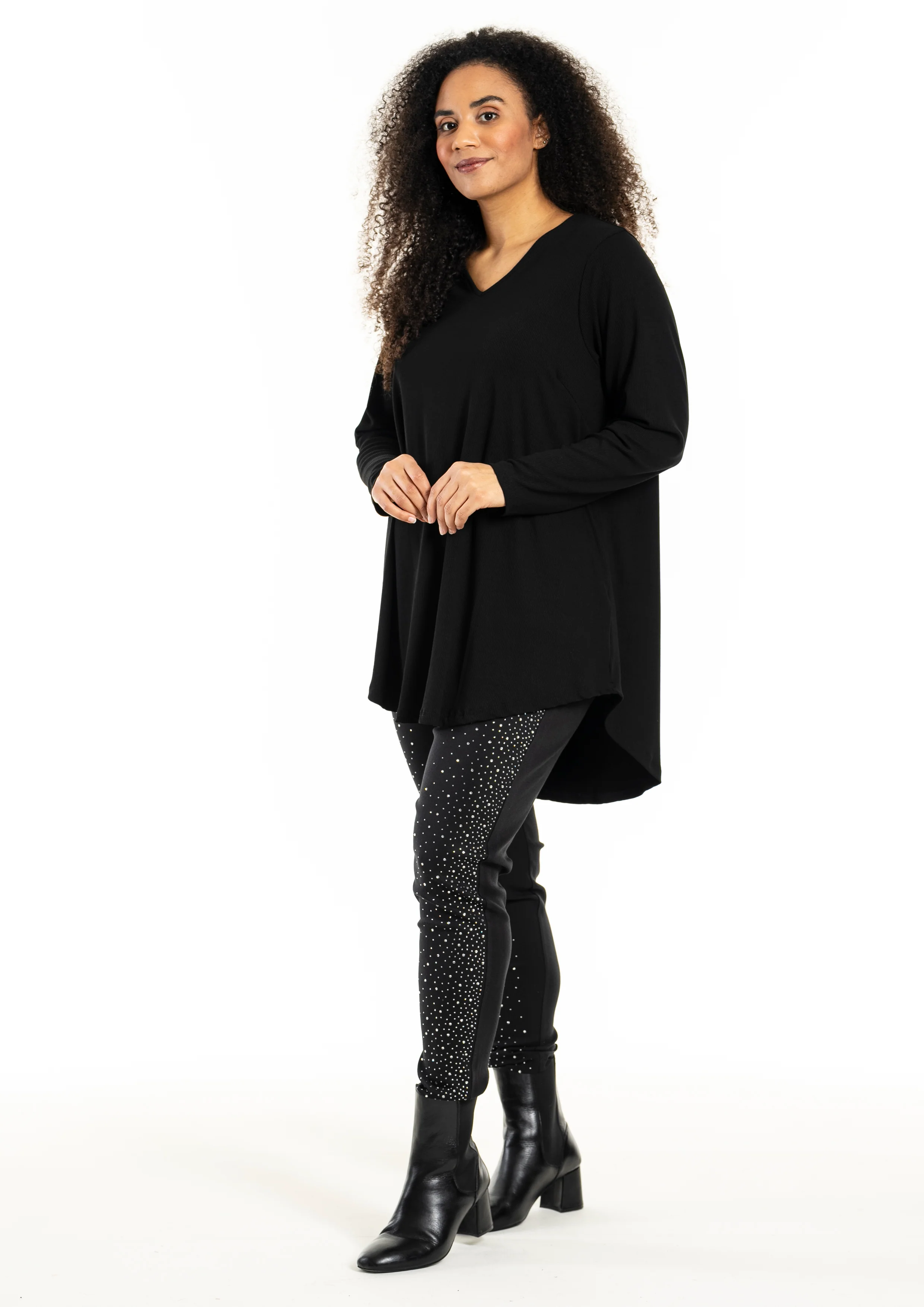 StBerit - Bluse med V-hals FJ - Image 3