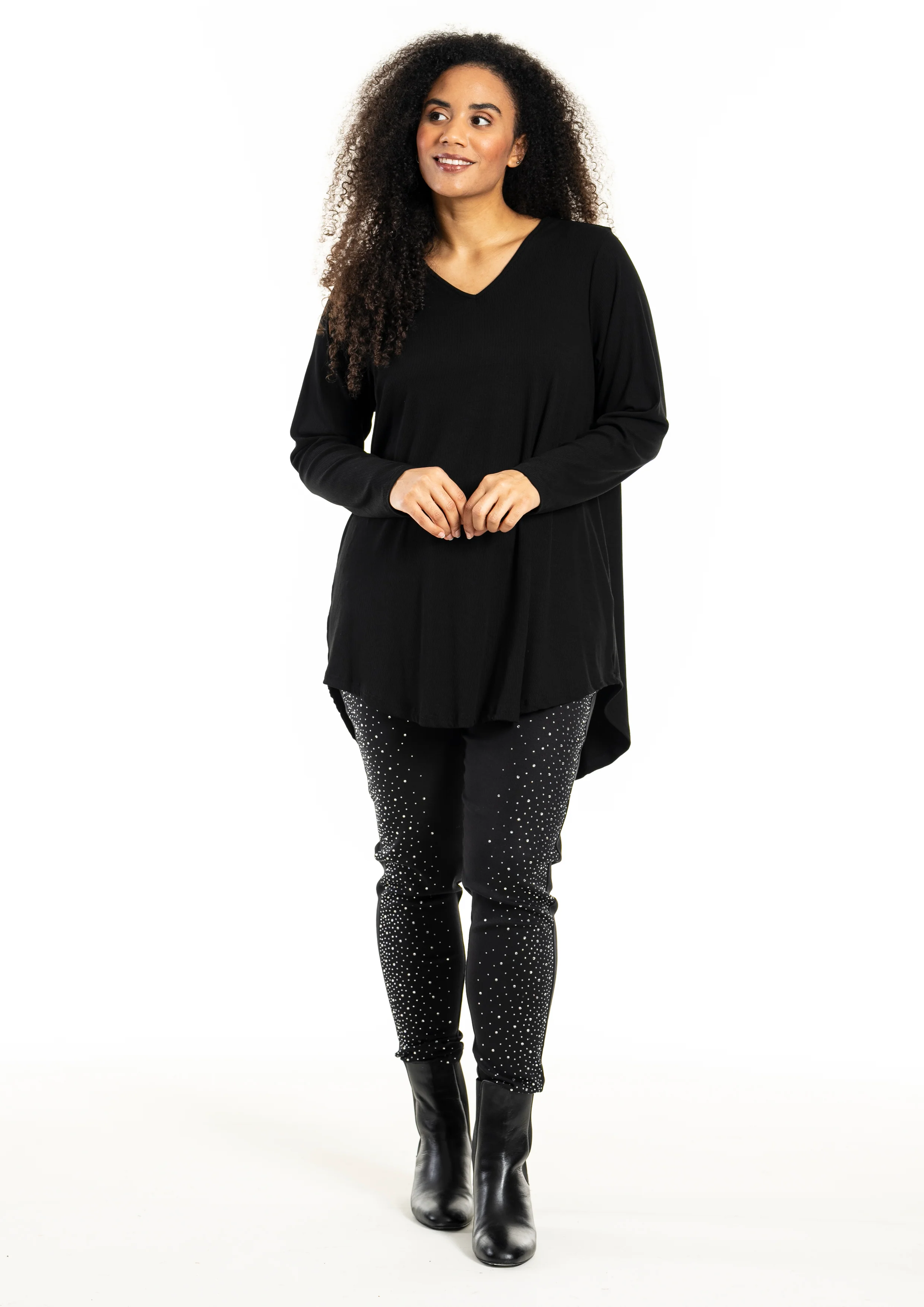 StBerit - Bluse med V-hals FJ - Image 5