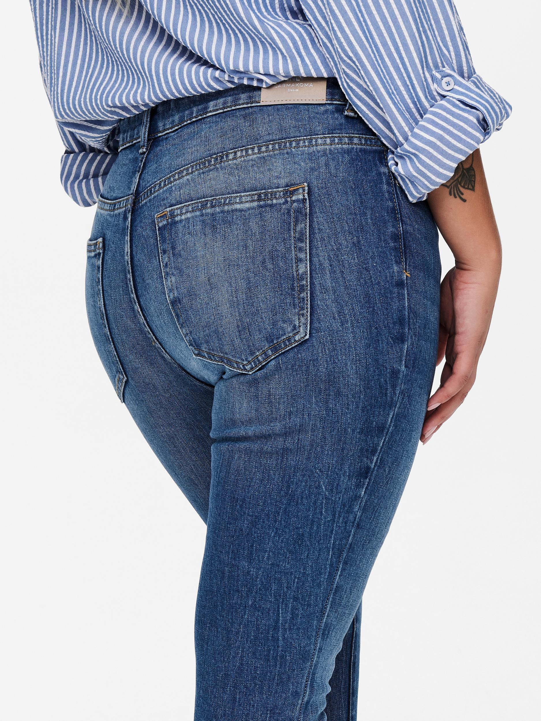 Carmakoma Skinny Jeans Plus Size – Rå Detaljer Dame - Image 5
