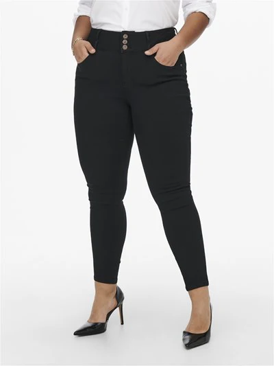 CarAnna - Højtaljet Ankel Jeans - Noos - Image 2