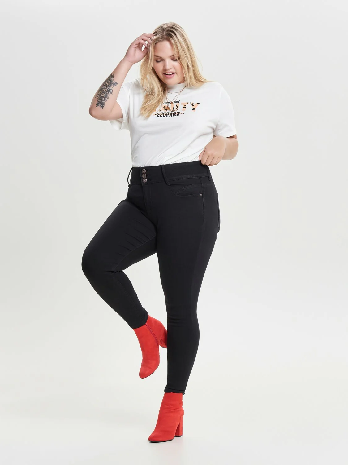CarAnna - Højtaljet Ankel Jeans - Noos - Image 6