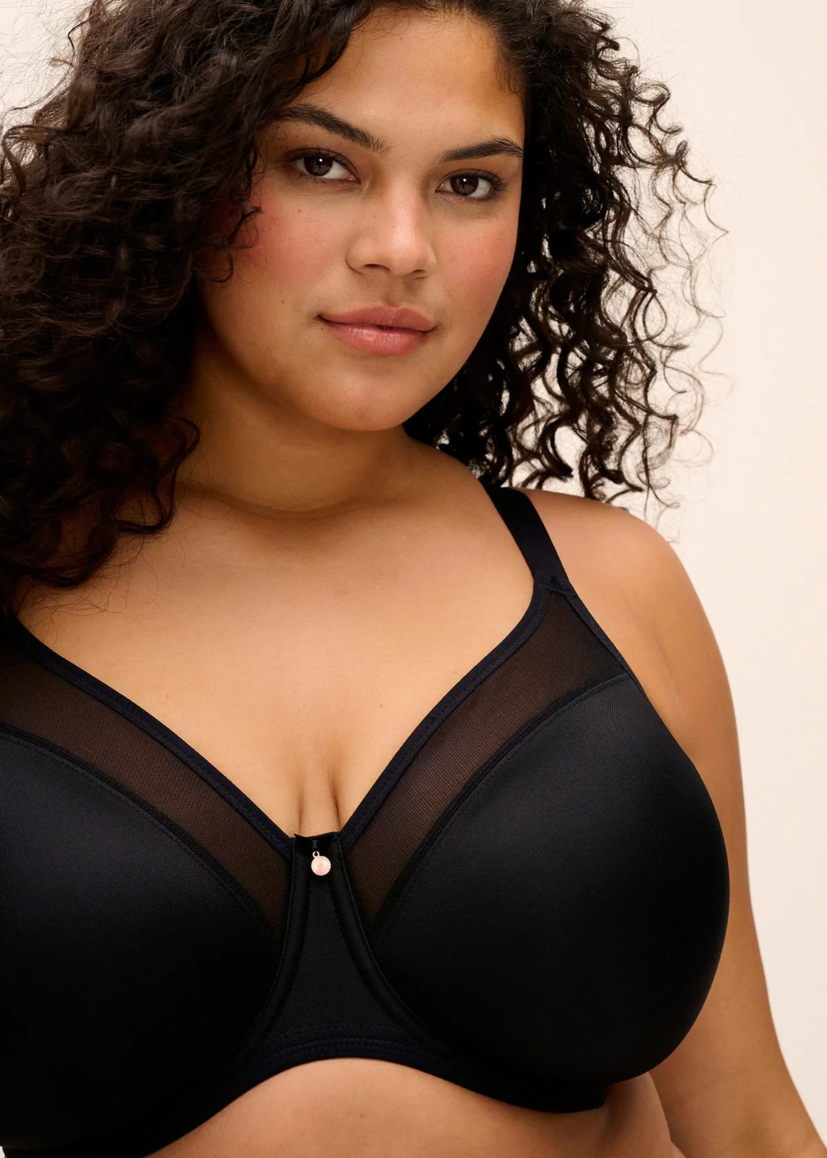 ELOMI - SMOOTH BH - SORT - Image 3